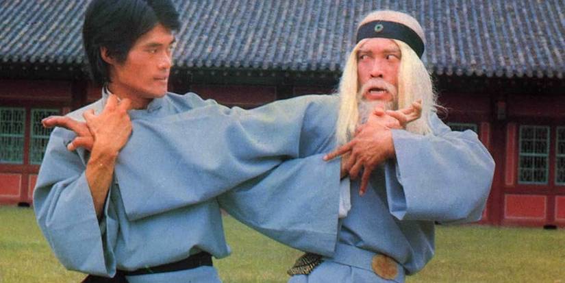 Dois artistas marciais lutam em Secret Rivals