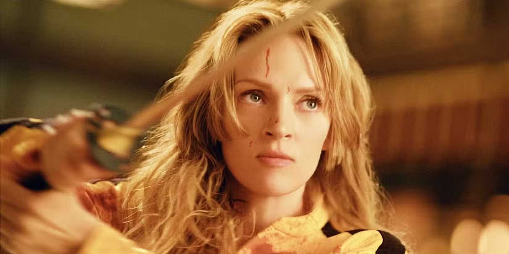 Uma Thurman como A Noiva em Kill Bill Vol. 1