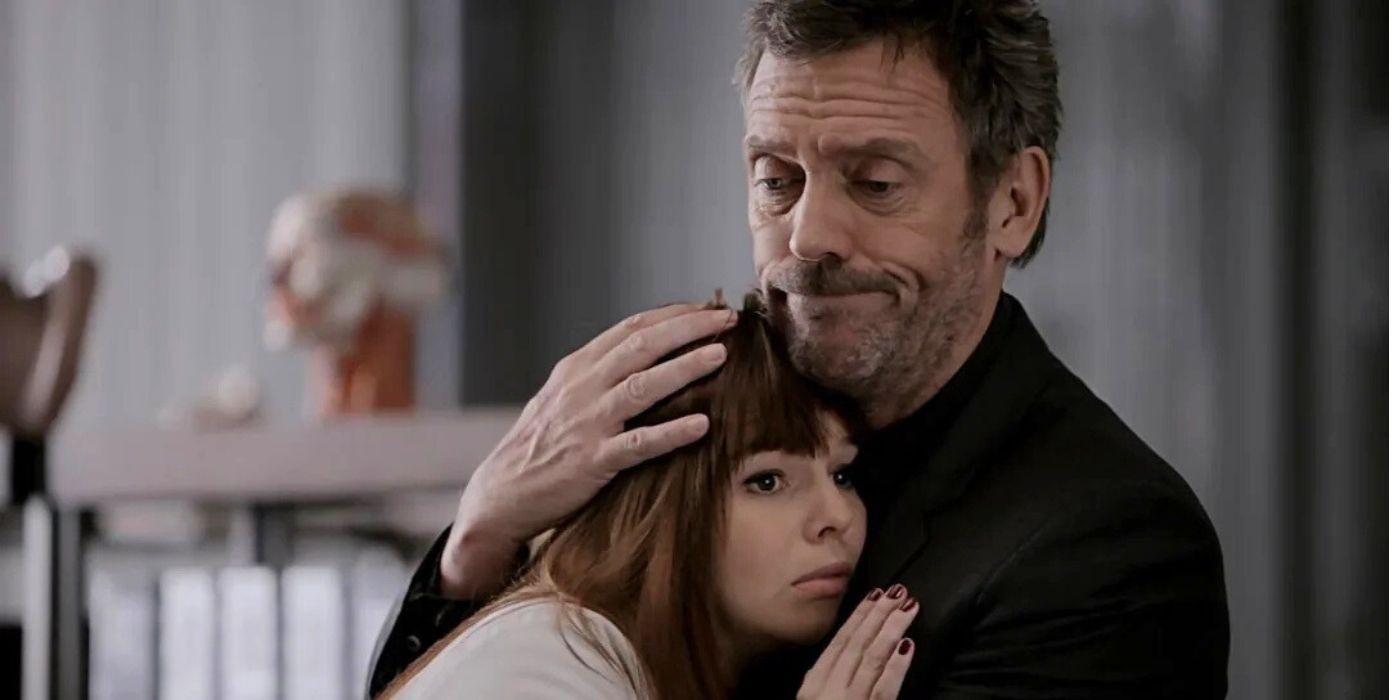 Hugh Laurie como Dr. Gregory House em House MD.