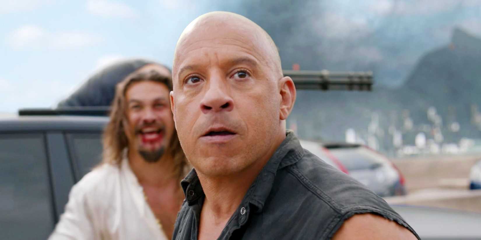 Vin Diesel como Dom Toretto em Velozes e Furiosos 10