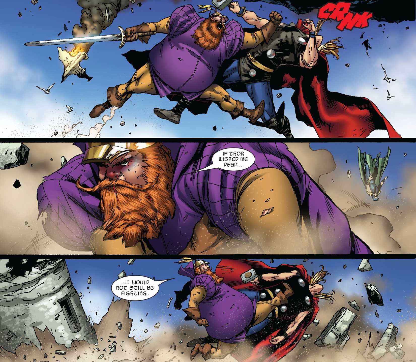 Volstagg Eating Stan Lee's Top 10 Marvel Hand-to-Hand Combatants