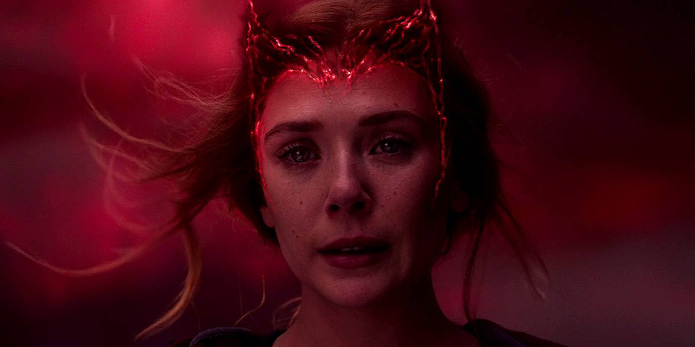 Wanda Maximoff utilizando seus poderes em WandaVision