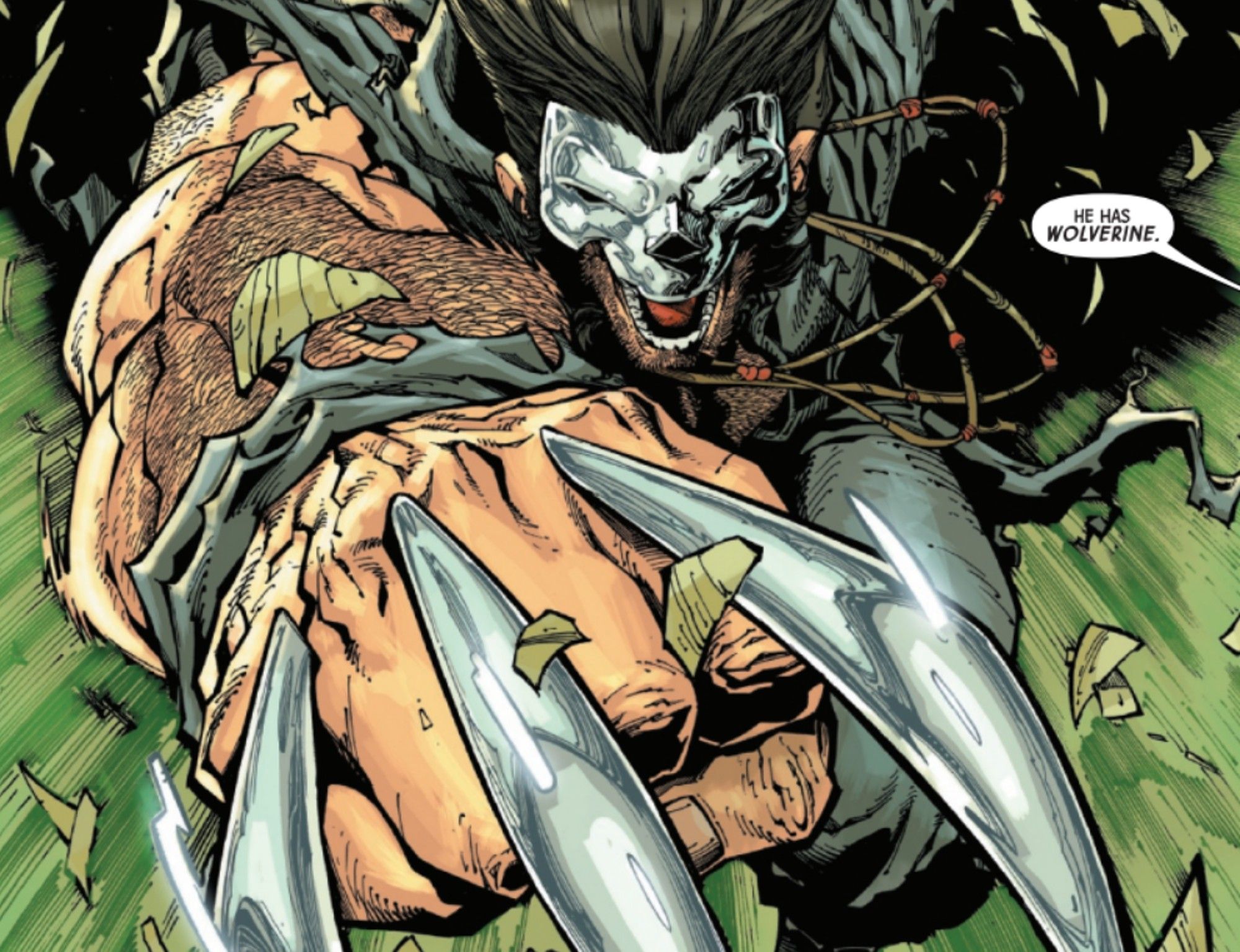 wolverine aka the angel of death in x-men age of revelation overture