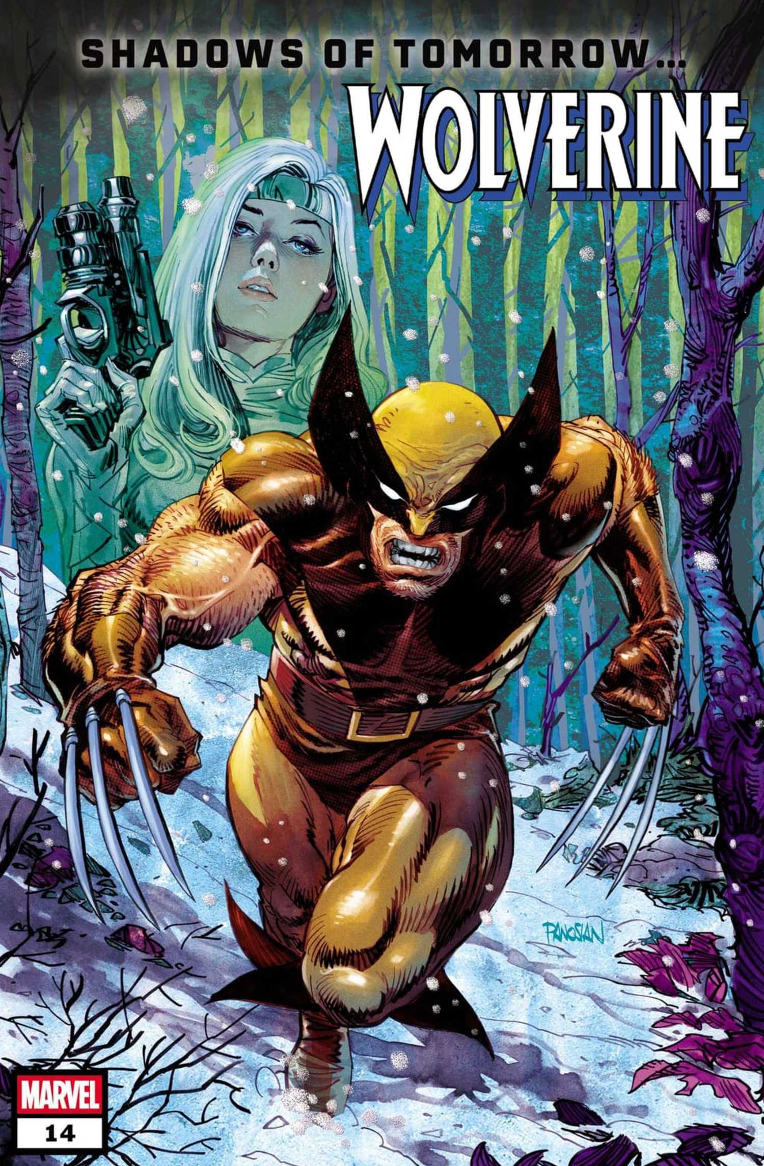 wolverine comic cover showing him working with silver sable