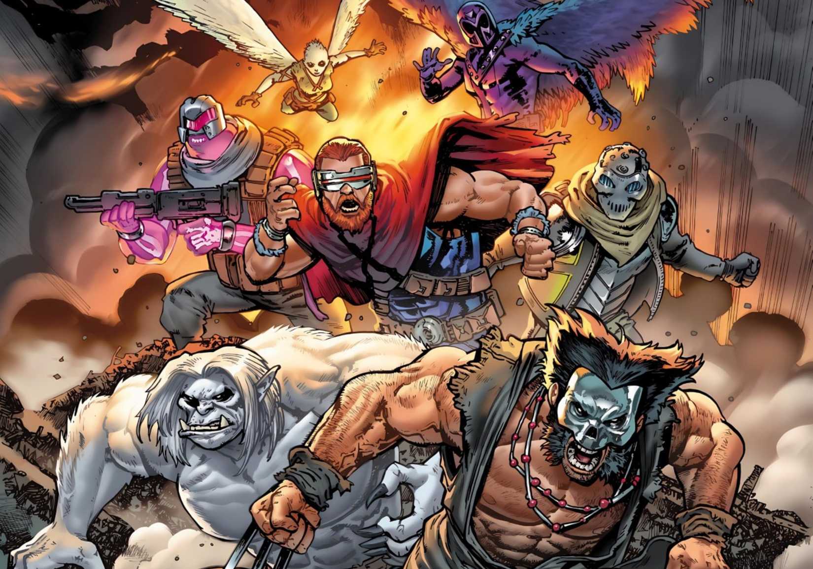 x-men age of revelation cover art showing wolverine, cyclops and more