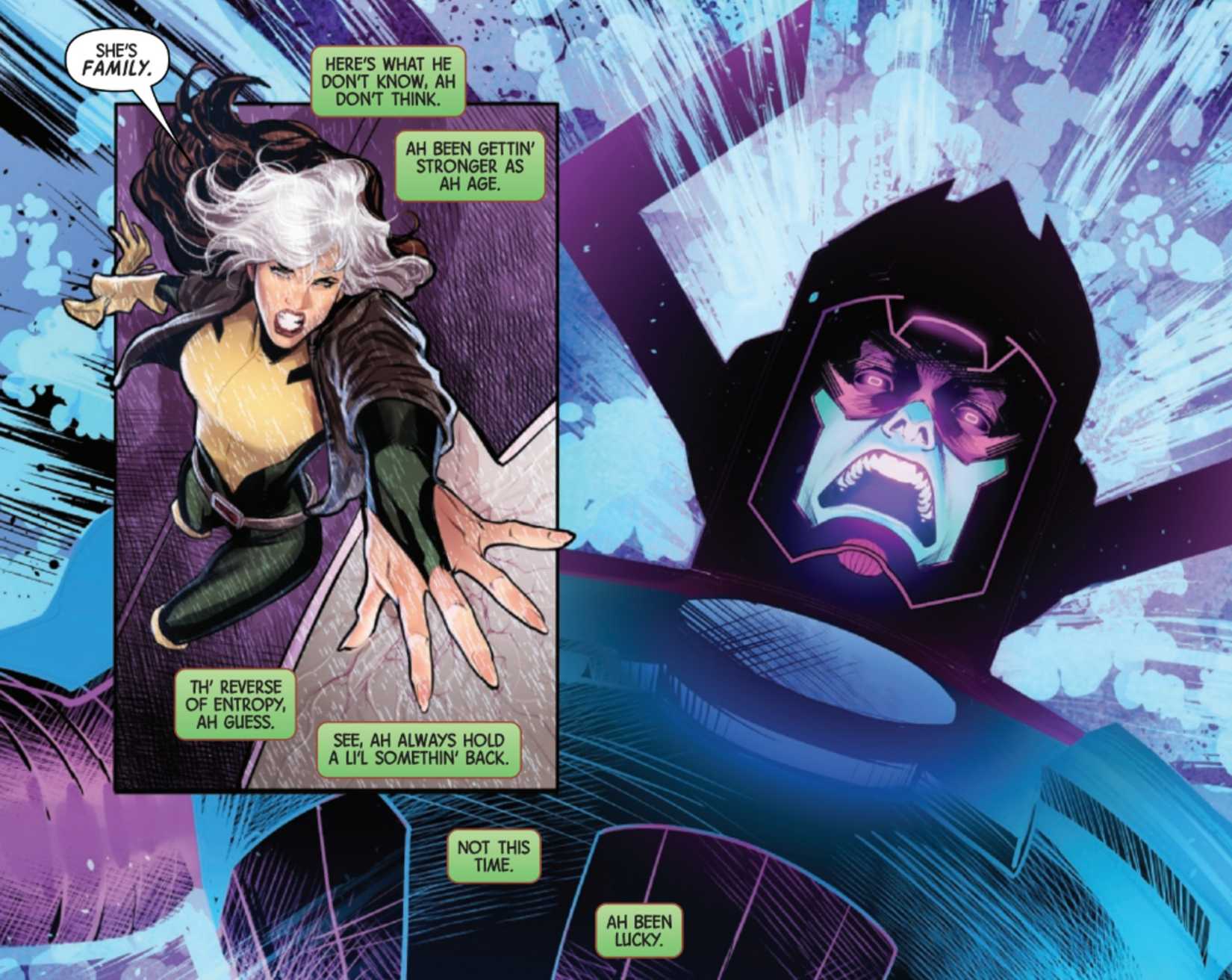 X-MEN'S ROGUE BEATS GALACTUS