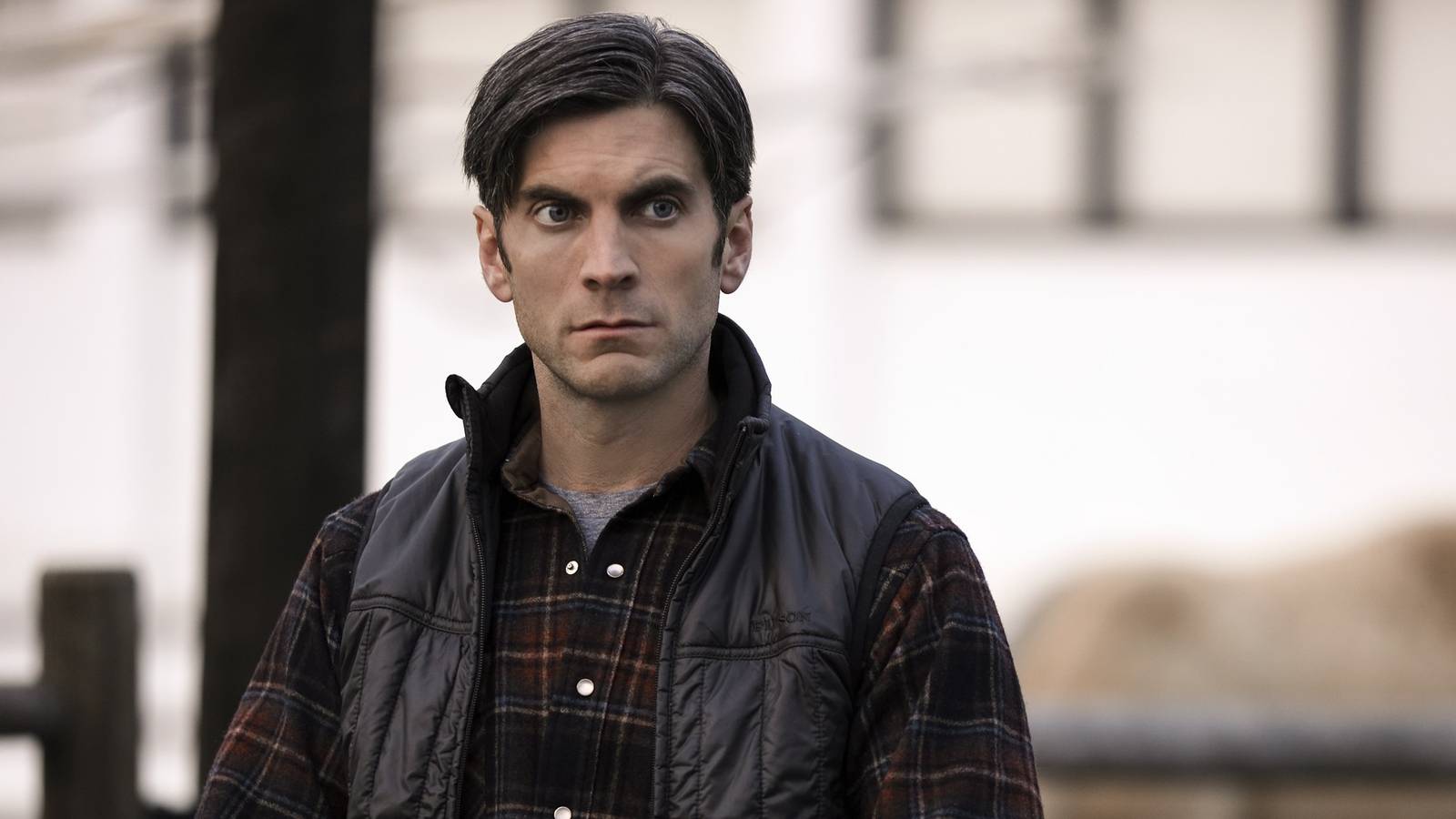 Wes Bentley as Jamie Dutton looking scared in Yellowstone