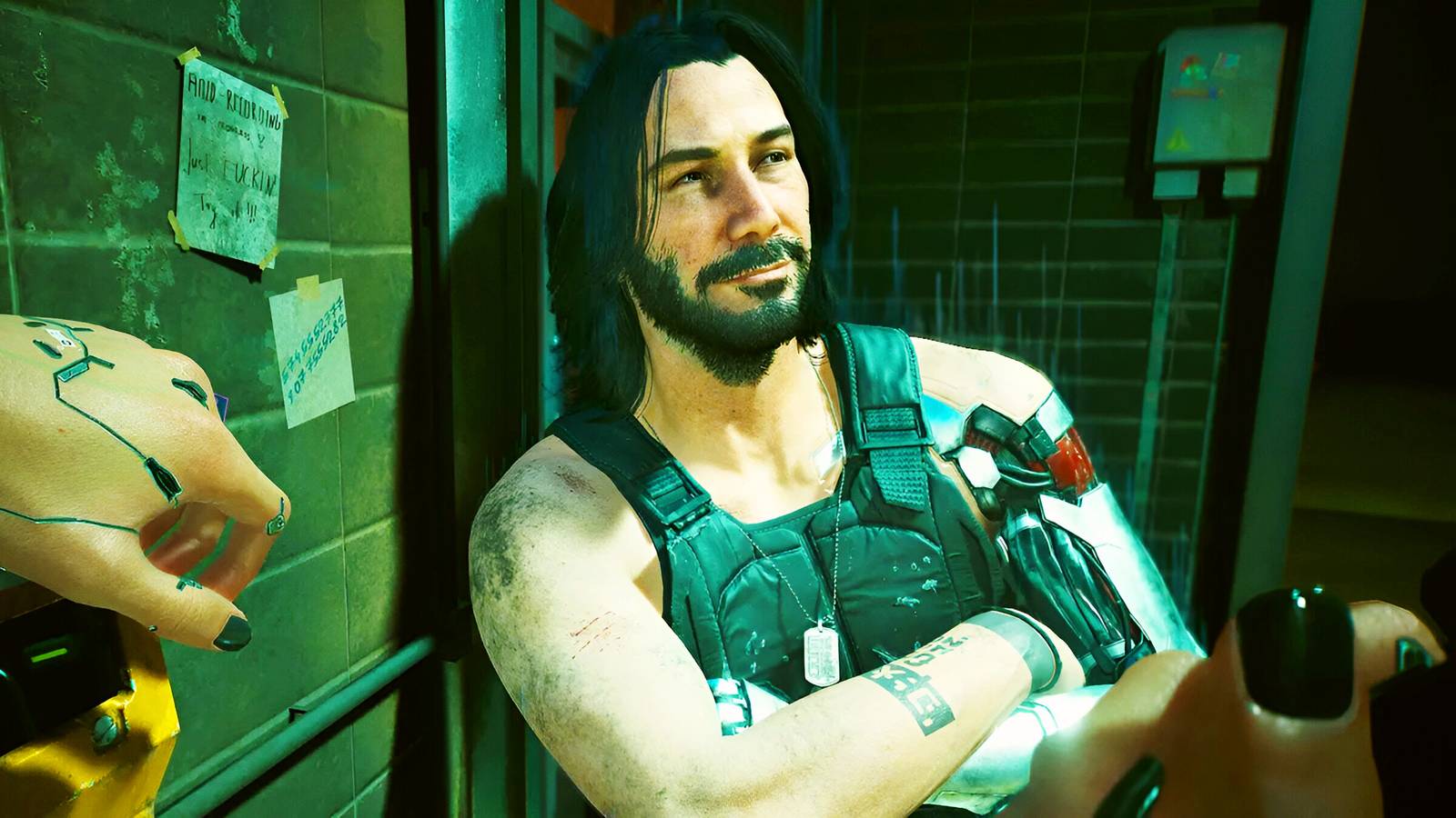 Keanu Reeves in Cyberpunk 2077