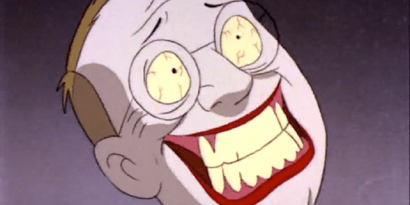 A man infected with Joker gas in Batman the Animated Series
