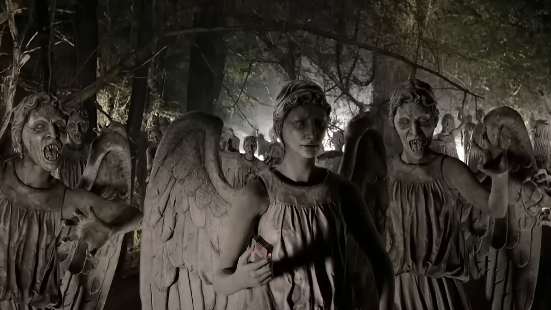 Branco di Angeli piangenti in Doctor Who, episodio 5