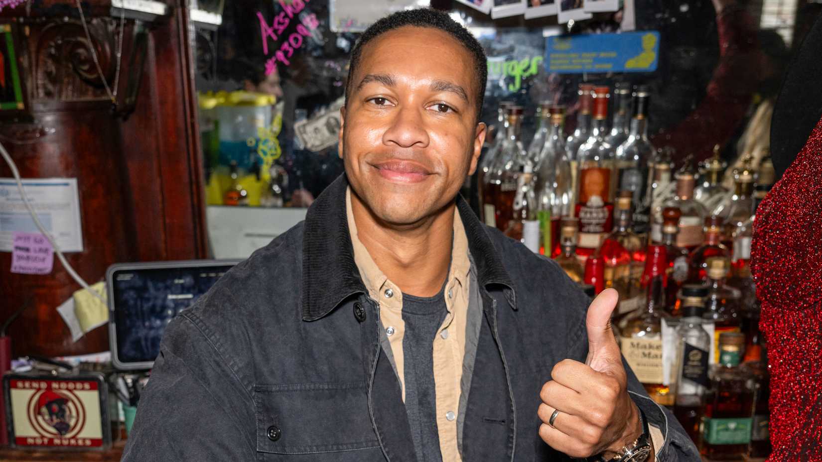 Aaron Moten na Fallout Fan Celebration.