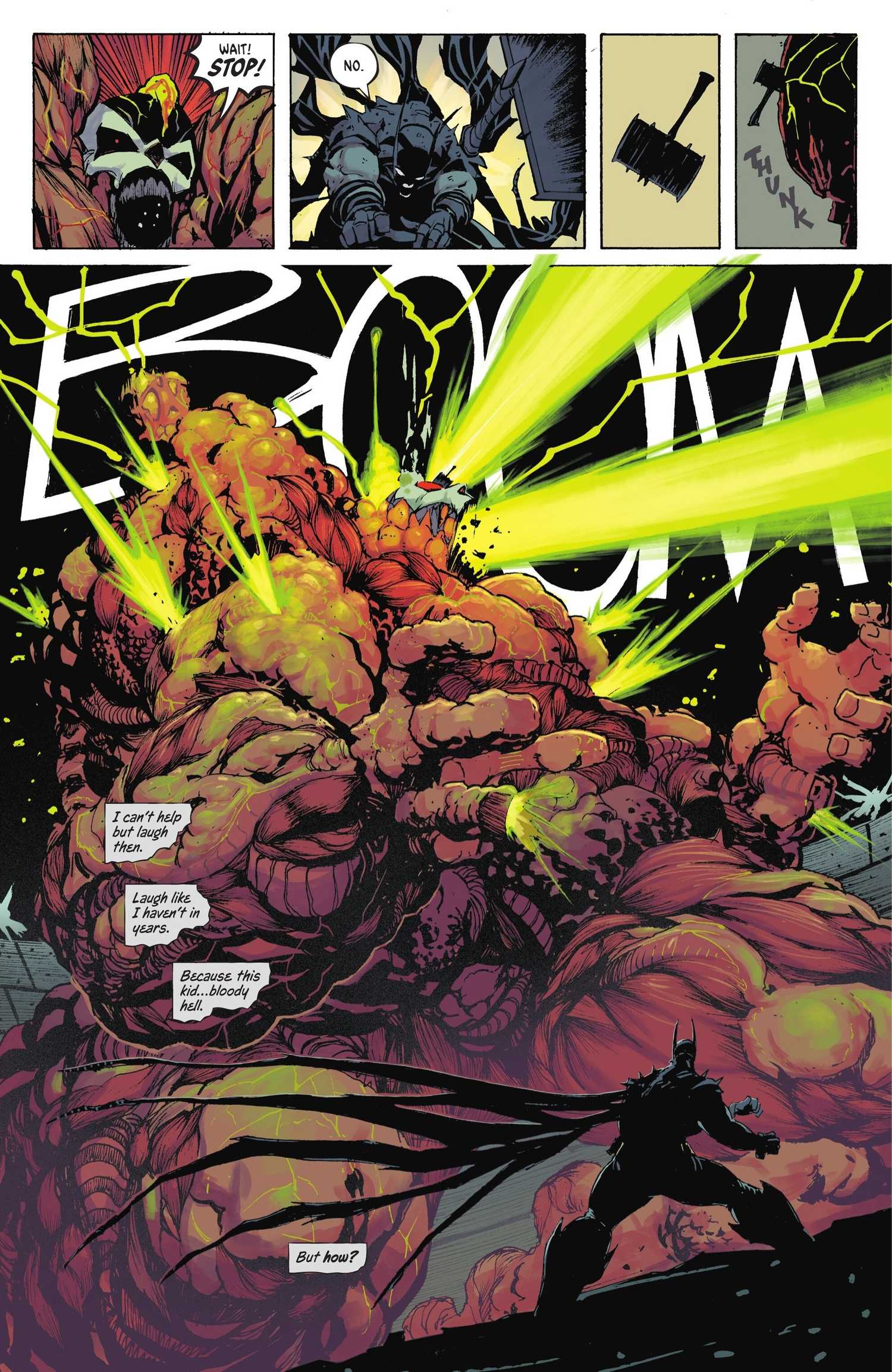 Absolute Batman #14 fight with Bane 2