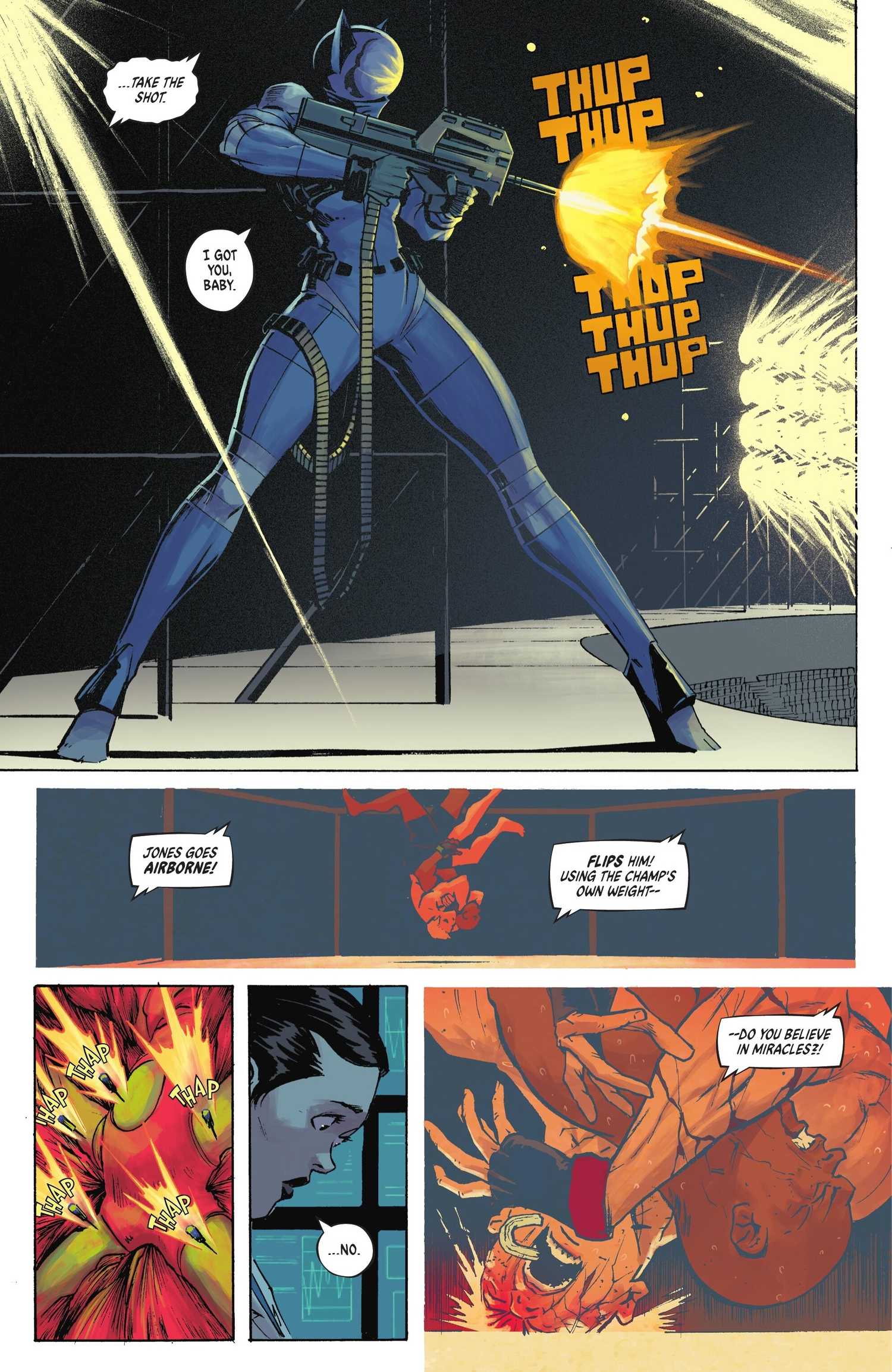 Absolute Batman #14 fight with Bane