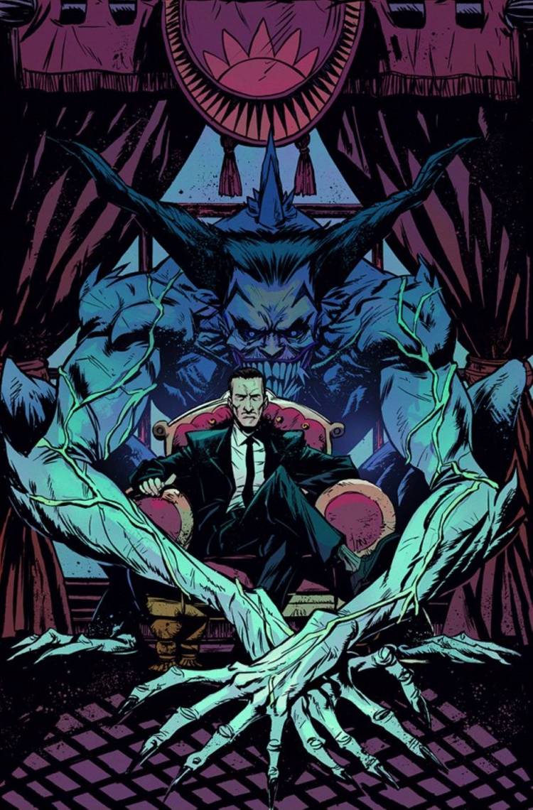 Absolute Batman #15 and demonic joker scary