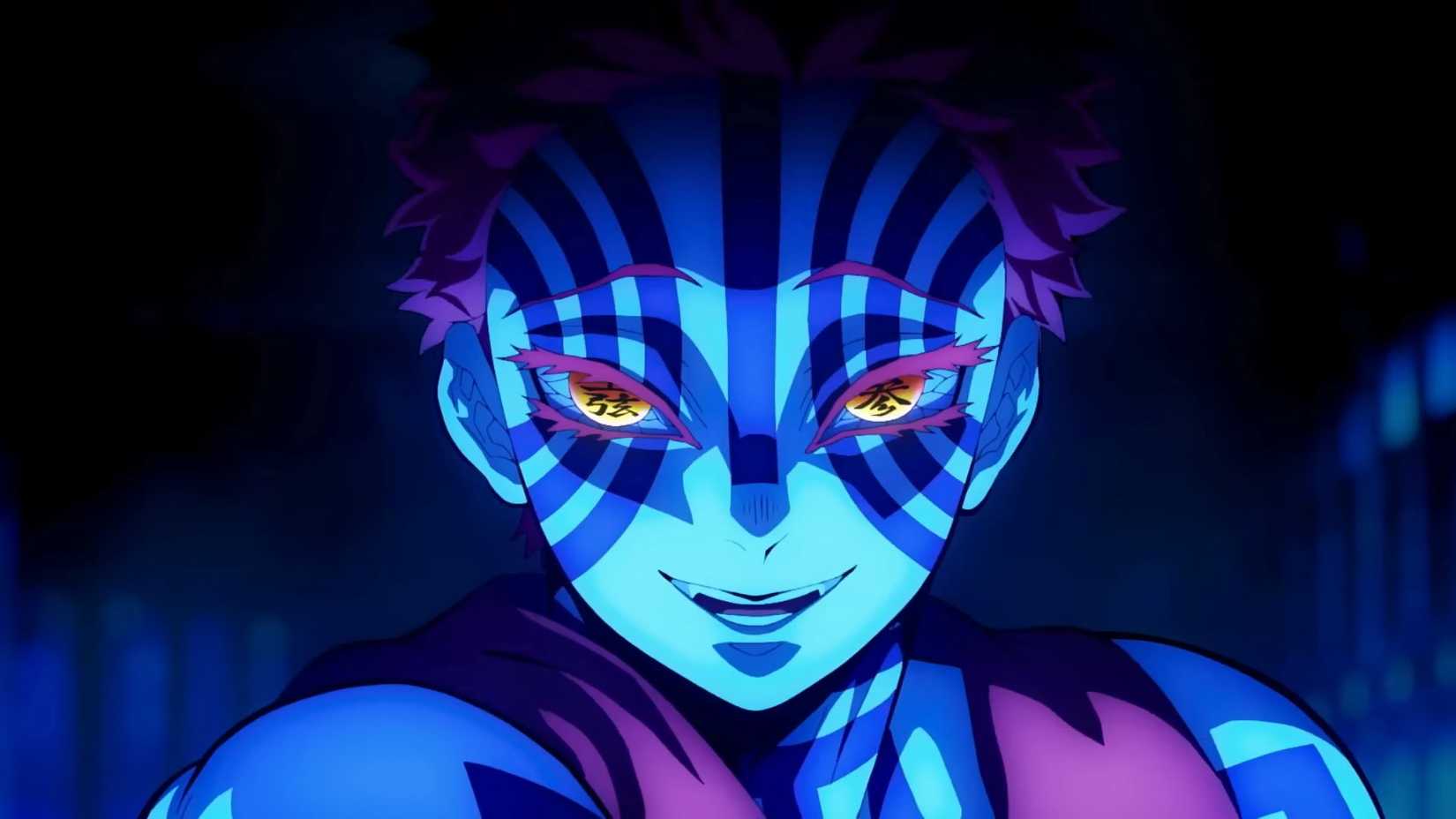 Akaza em Demon Slayer: Infinity Castle