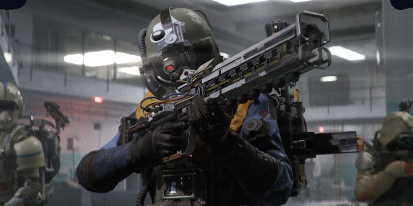 ARC Raiders character holding a Railgun