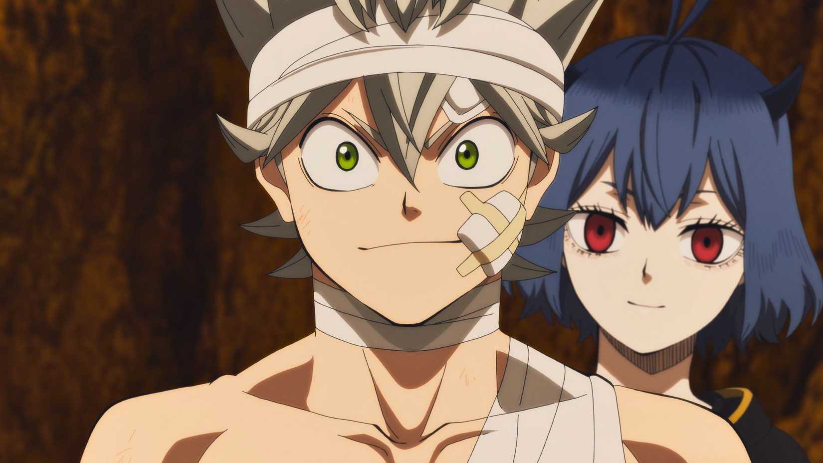 Asta and Secre as seen in Black Clover Sword of the Wizard King movie