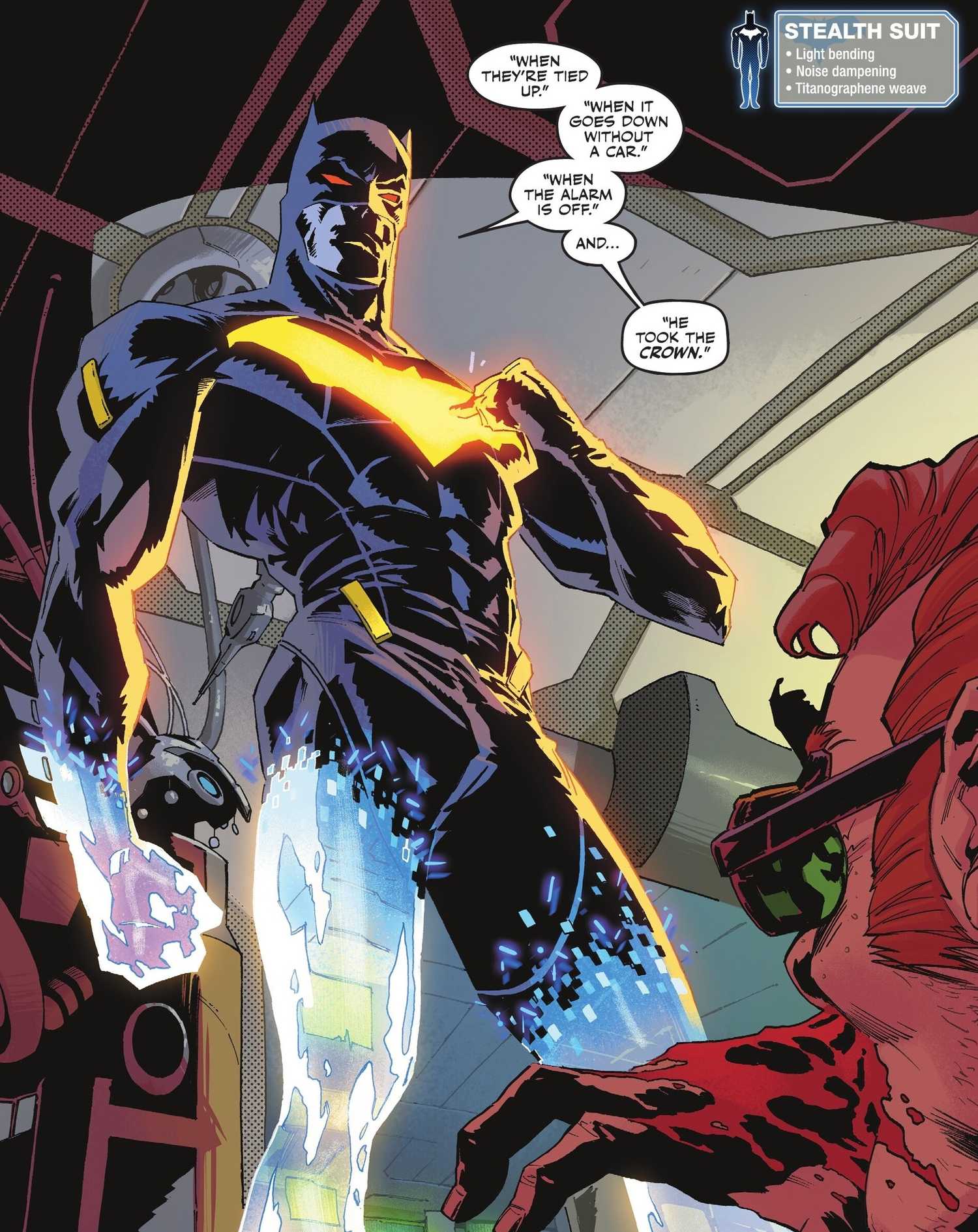 Batman in New Stealth Suit Costume from DC Comics