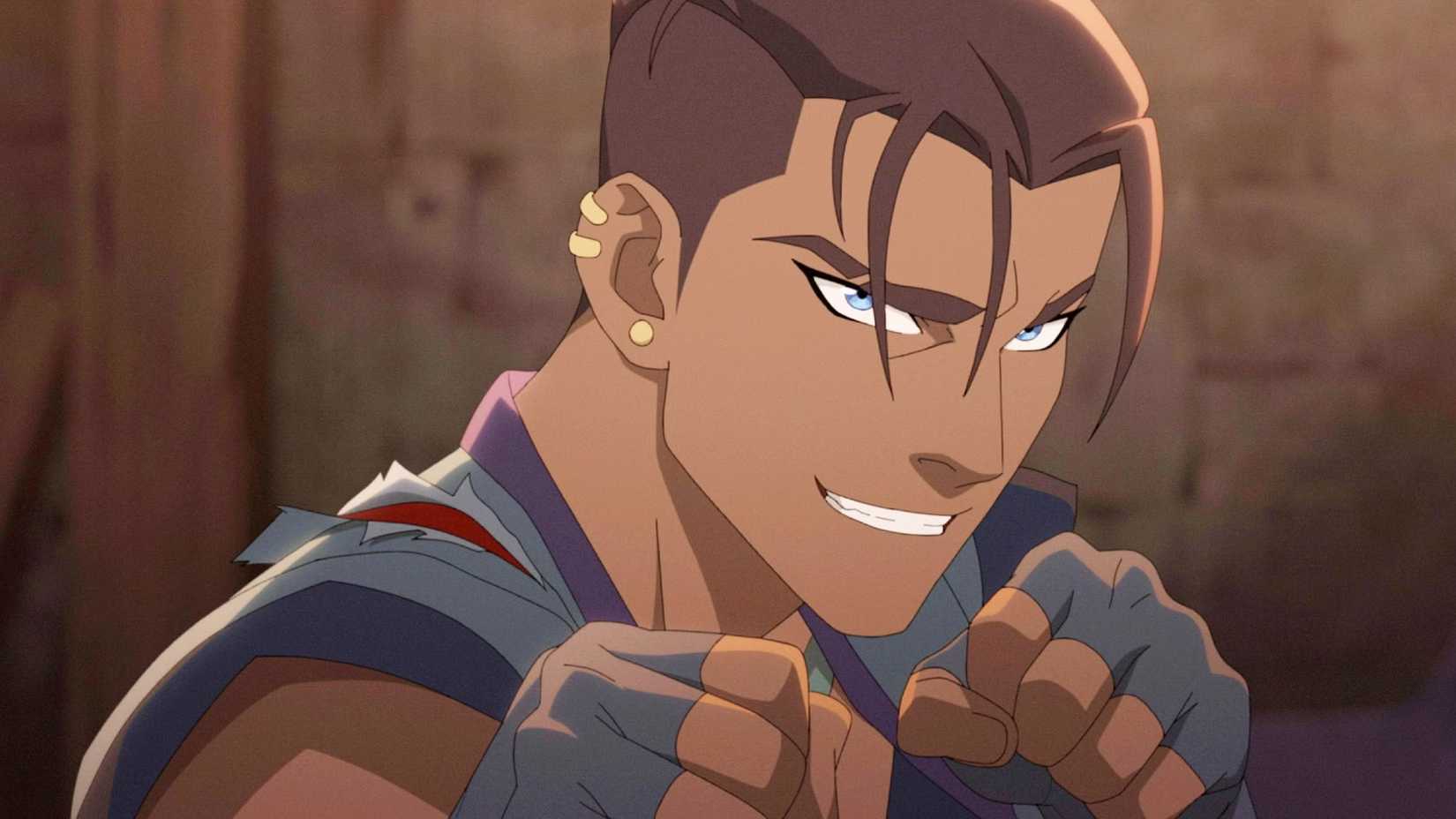 Beau sorrindo em The Mighty Nein