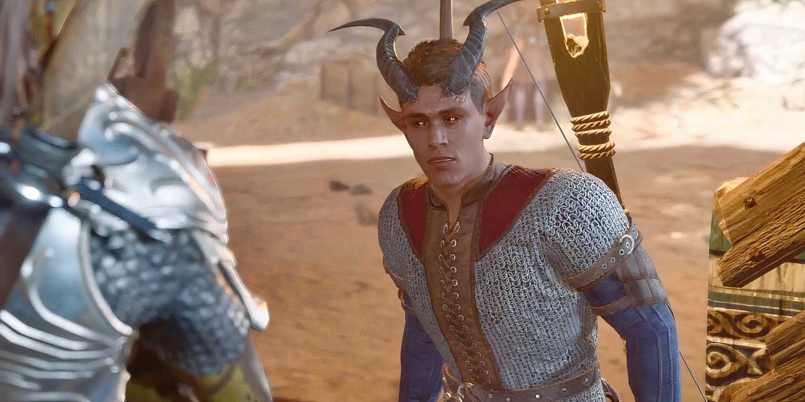 BG3 Zorru bowing to Laezel