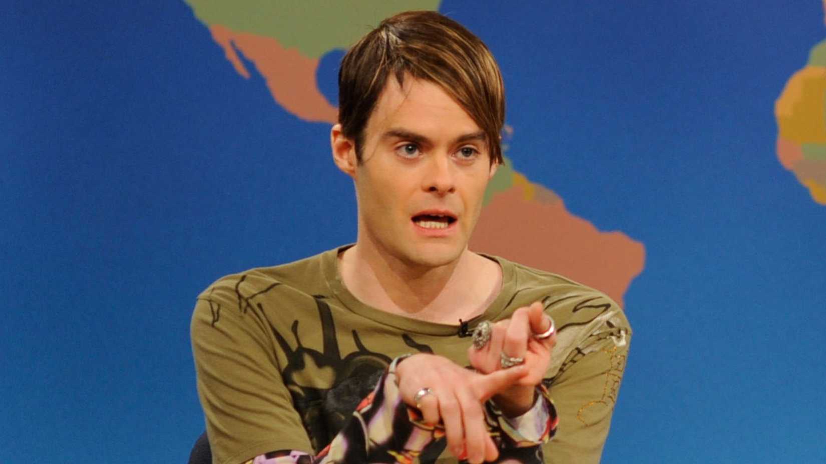 Bill Hader as Stefon on Weekend Update on SNL