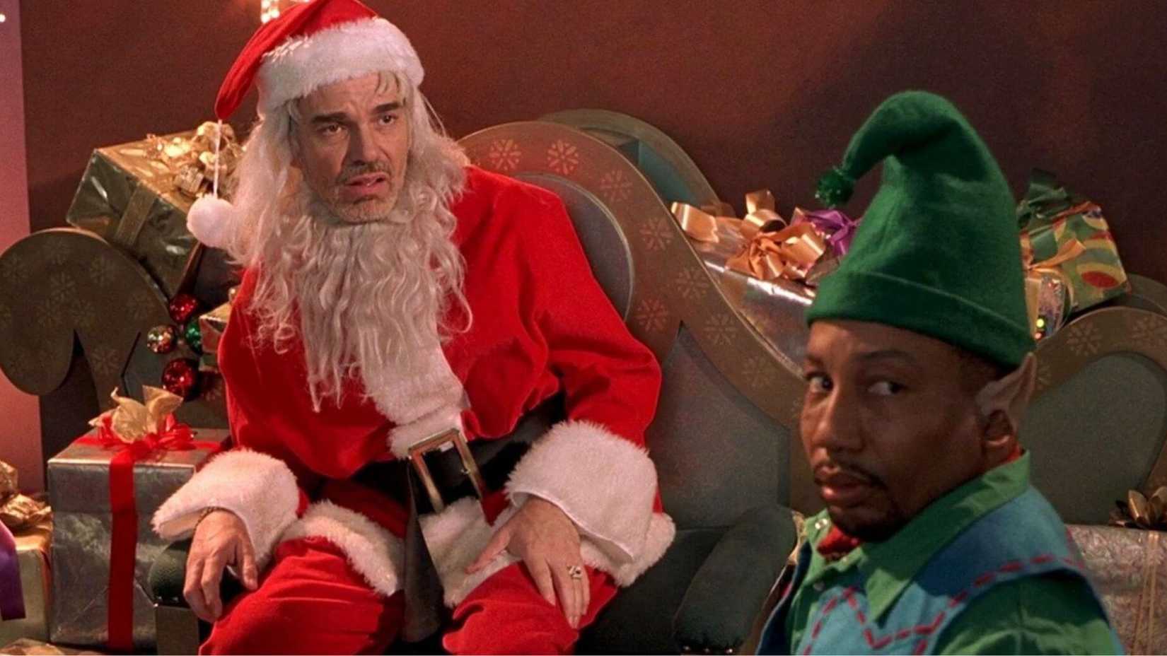Billy Bob Thornton e Tony Cox em Bad Santa