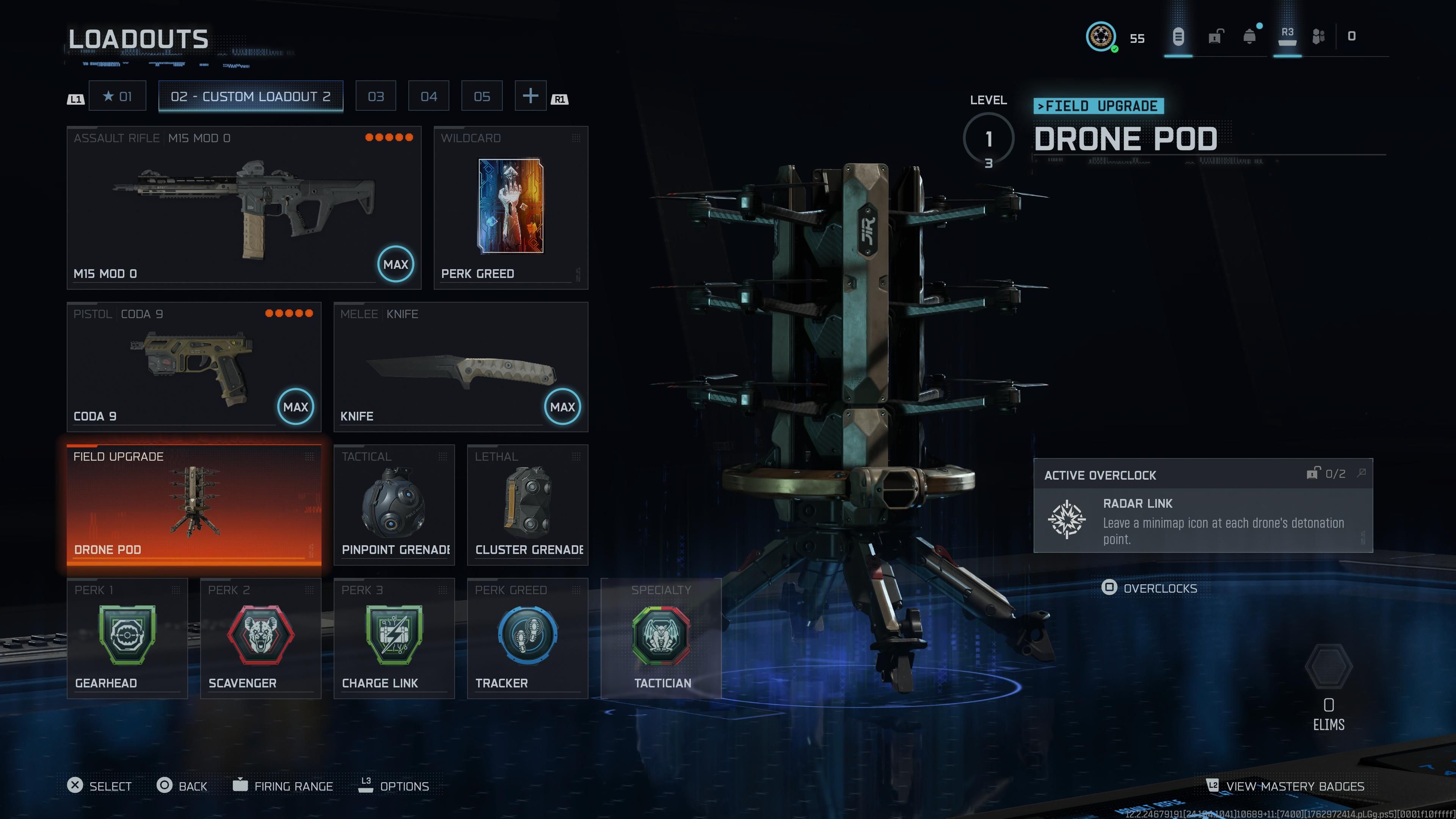 Configurazione equipaggiamento M15 MOD 0 in Black Ops 7