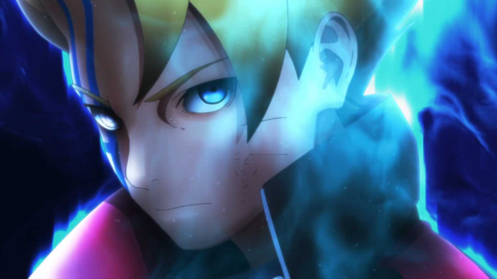 Boruto Uzumaki with special eye in Karma mode