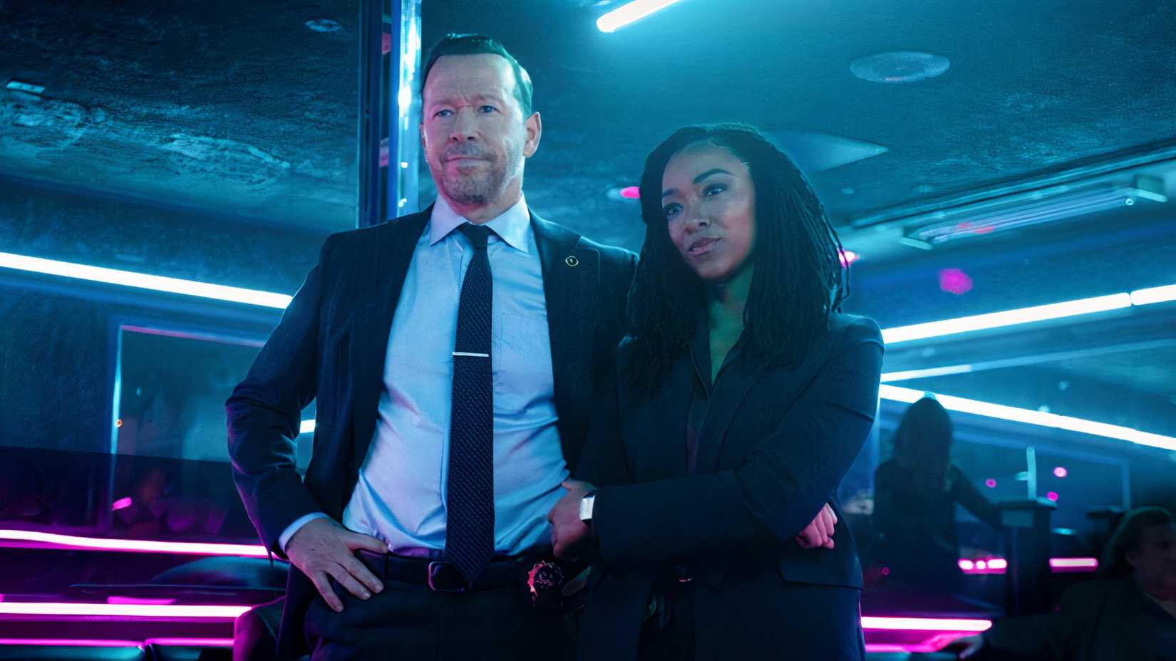 Danny and Lena investigating in Boston Blue