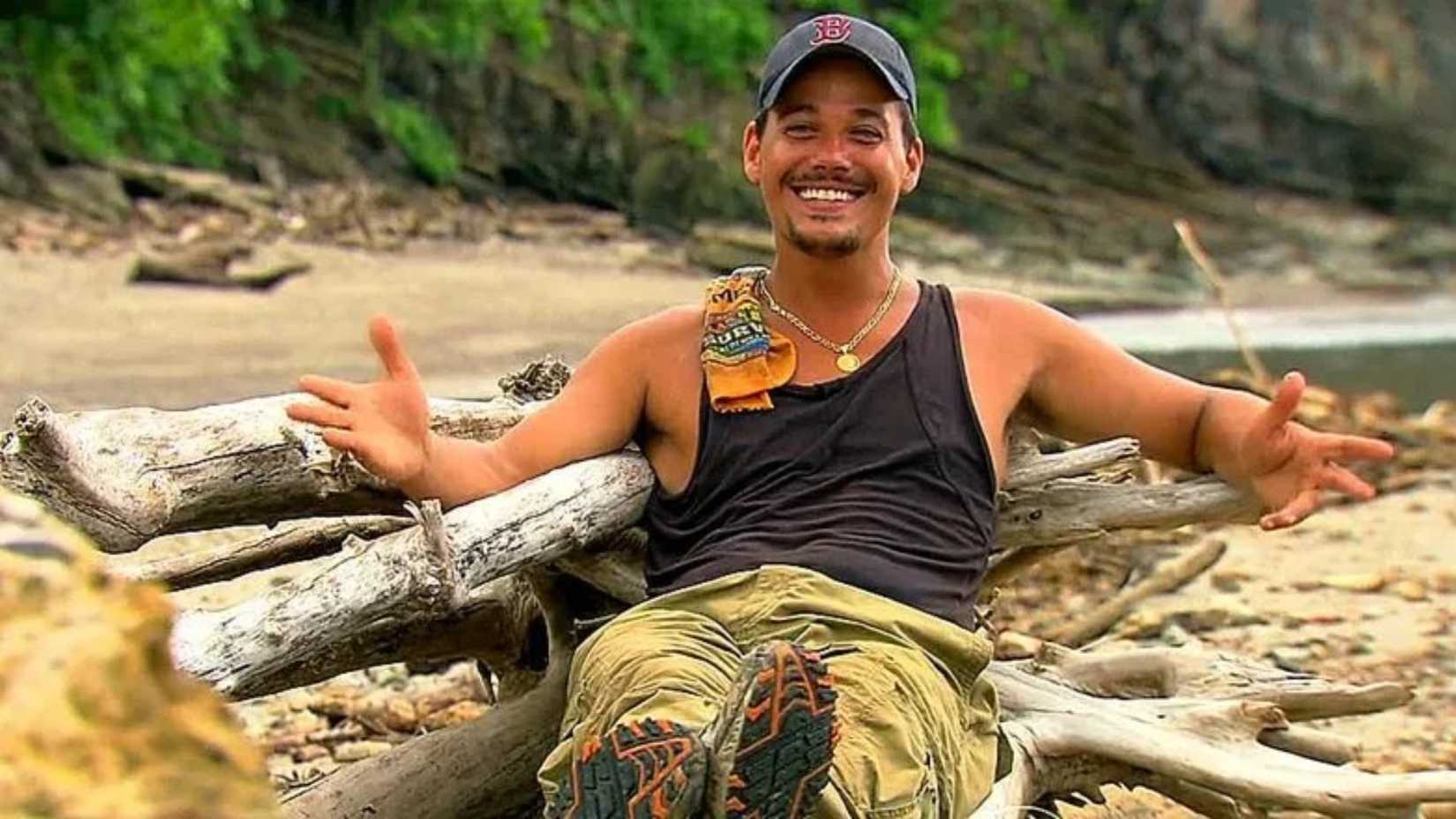 Boston Rob Mariano smiling on Survivor.
