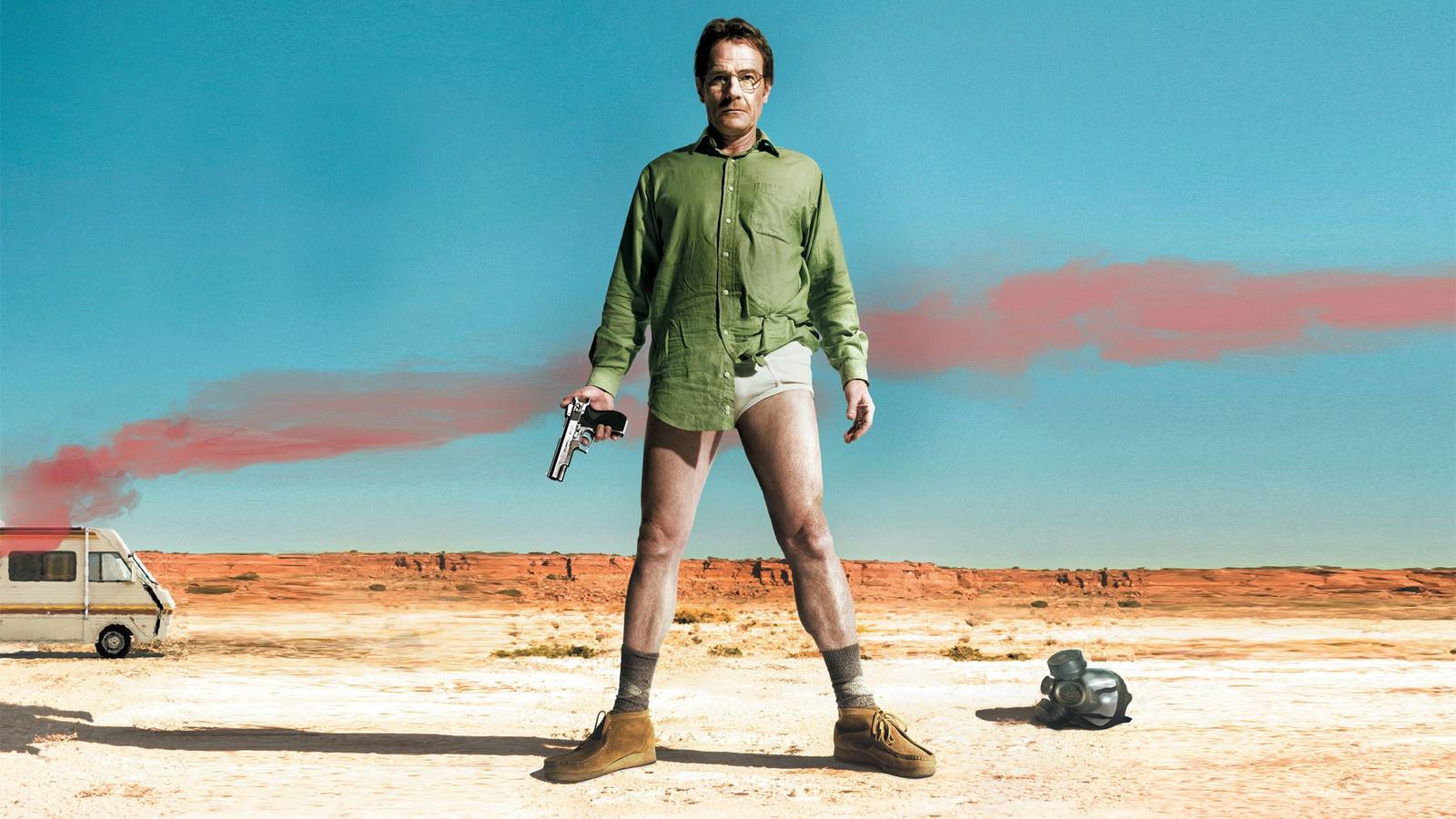 Brian Cranston as Walter White in his underpants in Breaking Bad