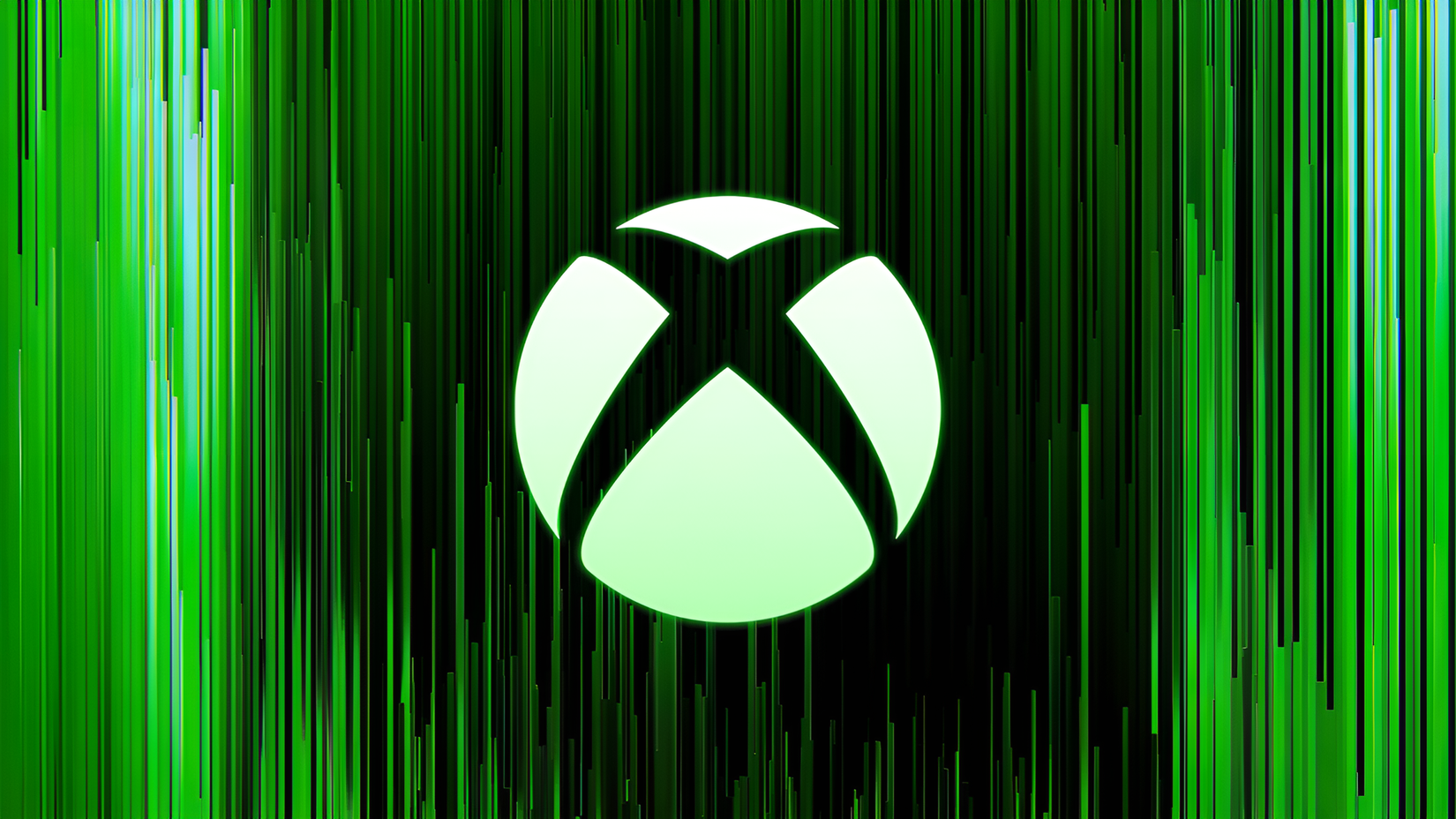 Xbox logo on green background