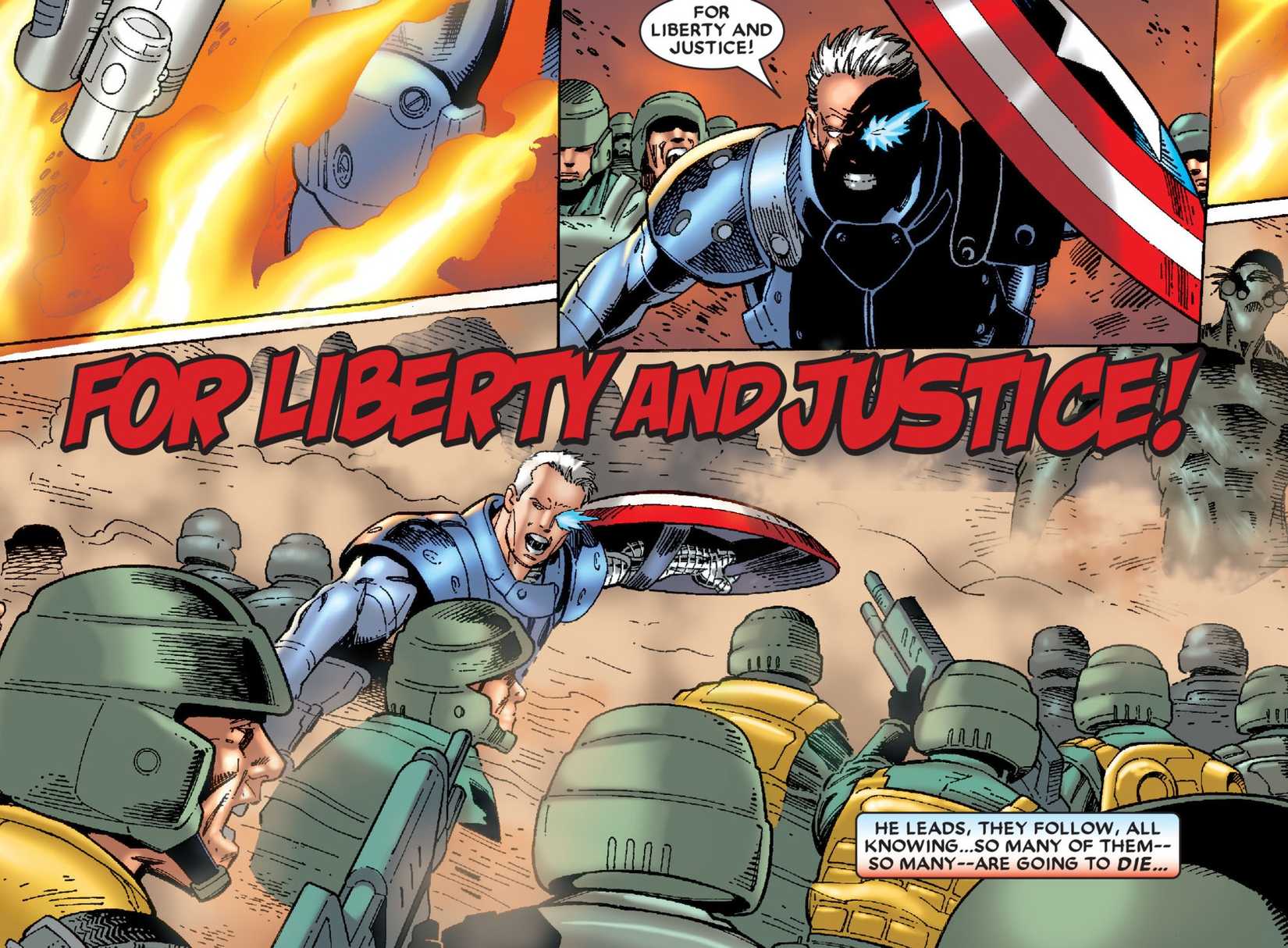 cable using captain america's shield