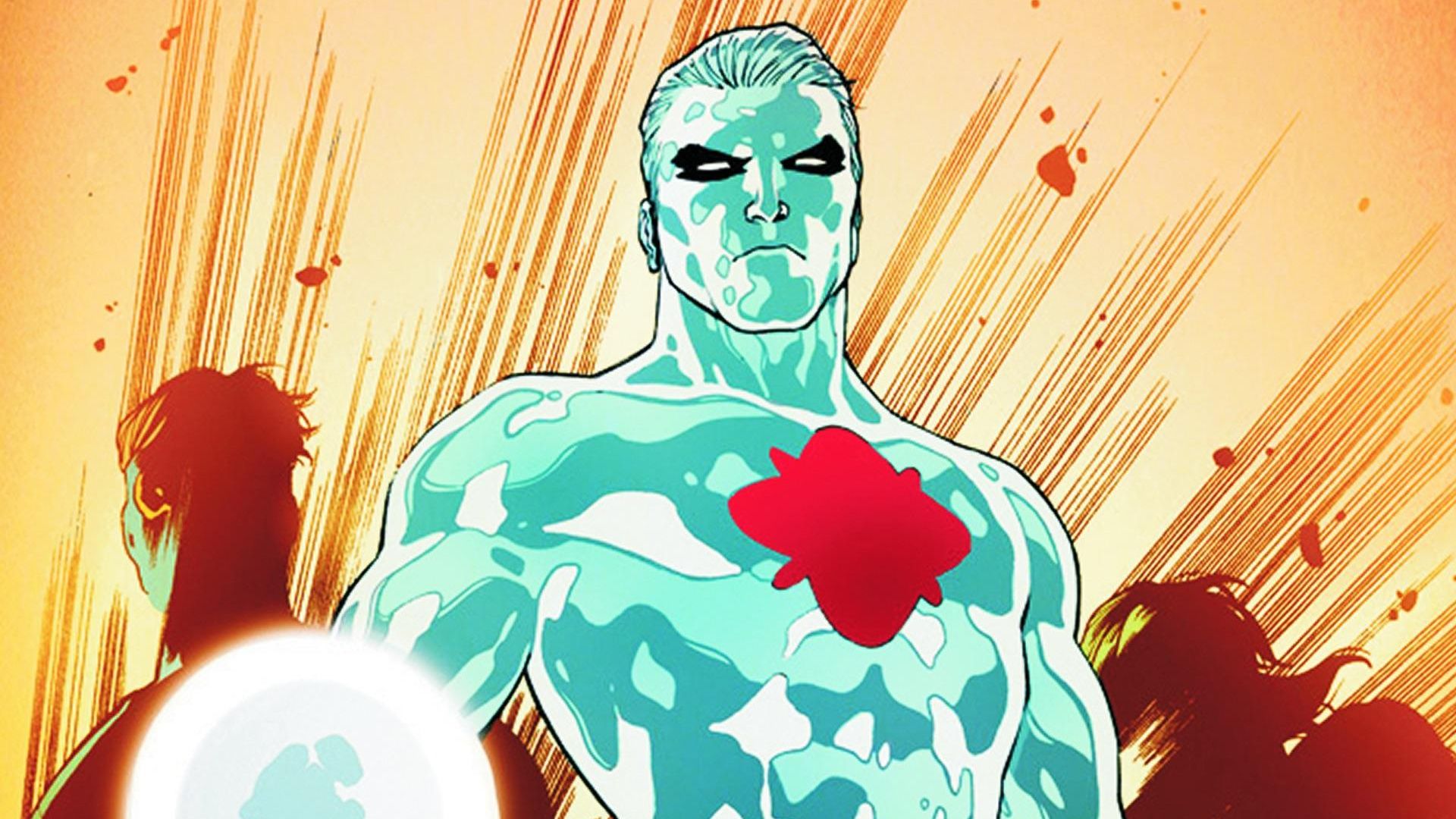 Captain Atom tra i membri della Justice League