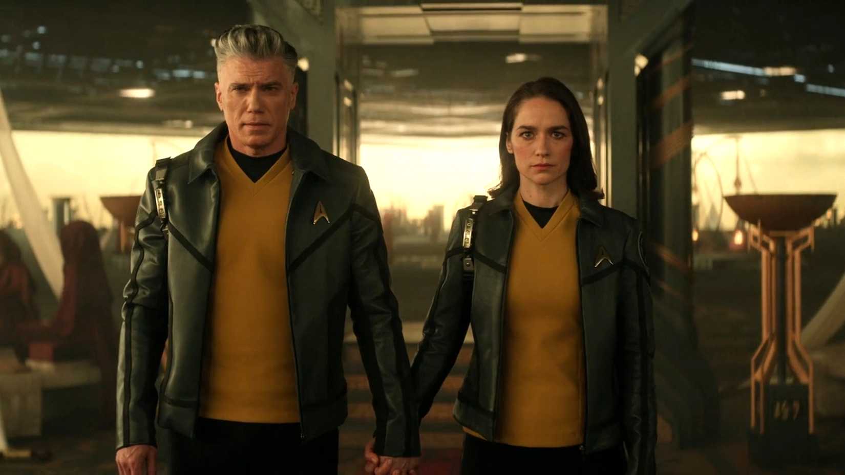 Captain Pike and Batel in Star Trek Strange New Worlds Season 3-1