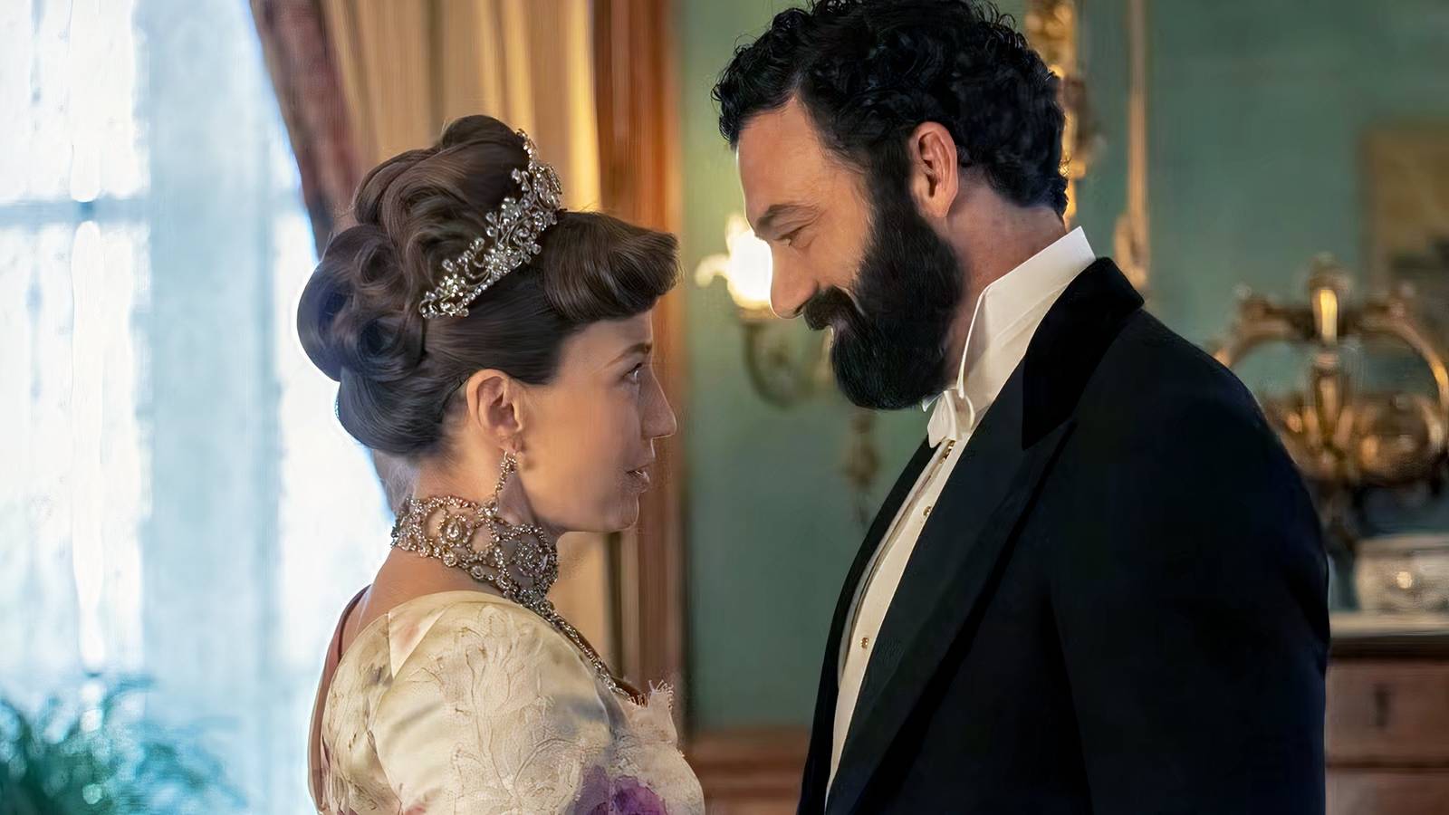 Bertha and George in The Gilded Age