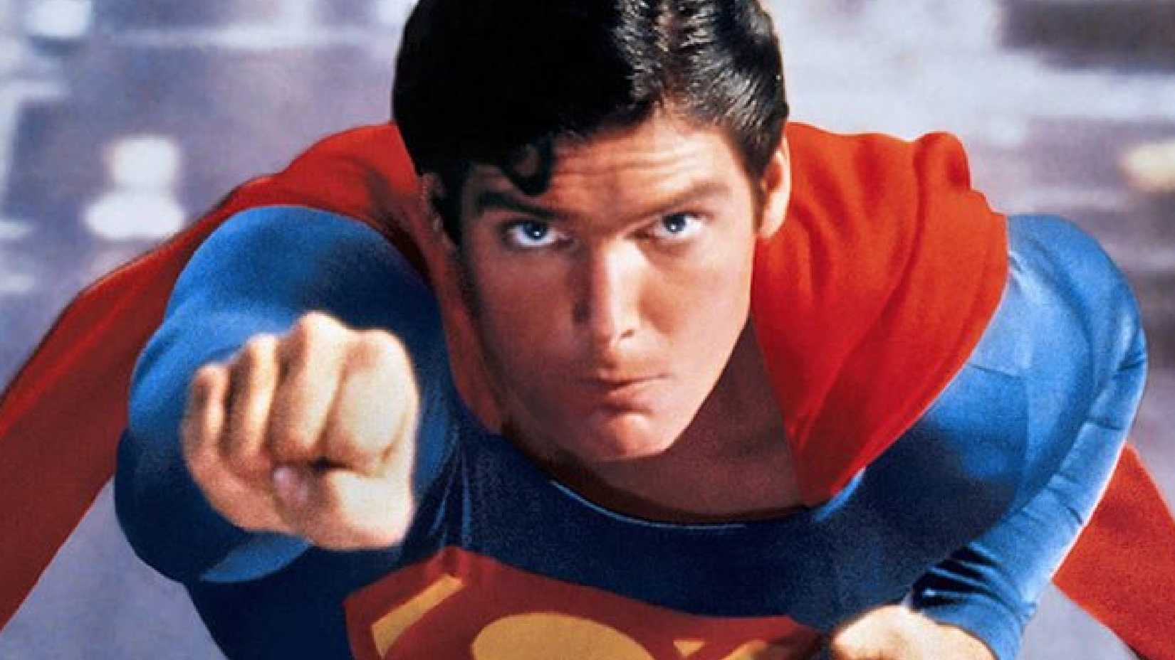 christopher reeve superman flying