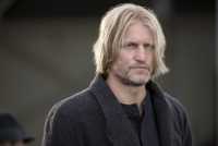 Close up of Woody Harrelson as Haymitch in Hunger Games Catching Fire