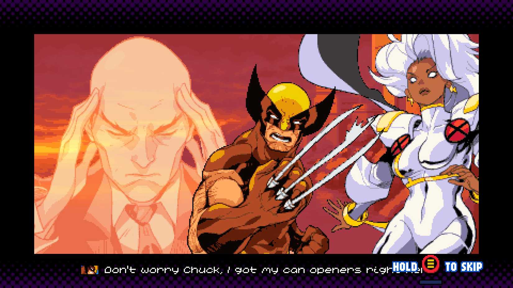 Cosmic Invasion X-Men cutscene