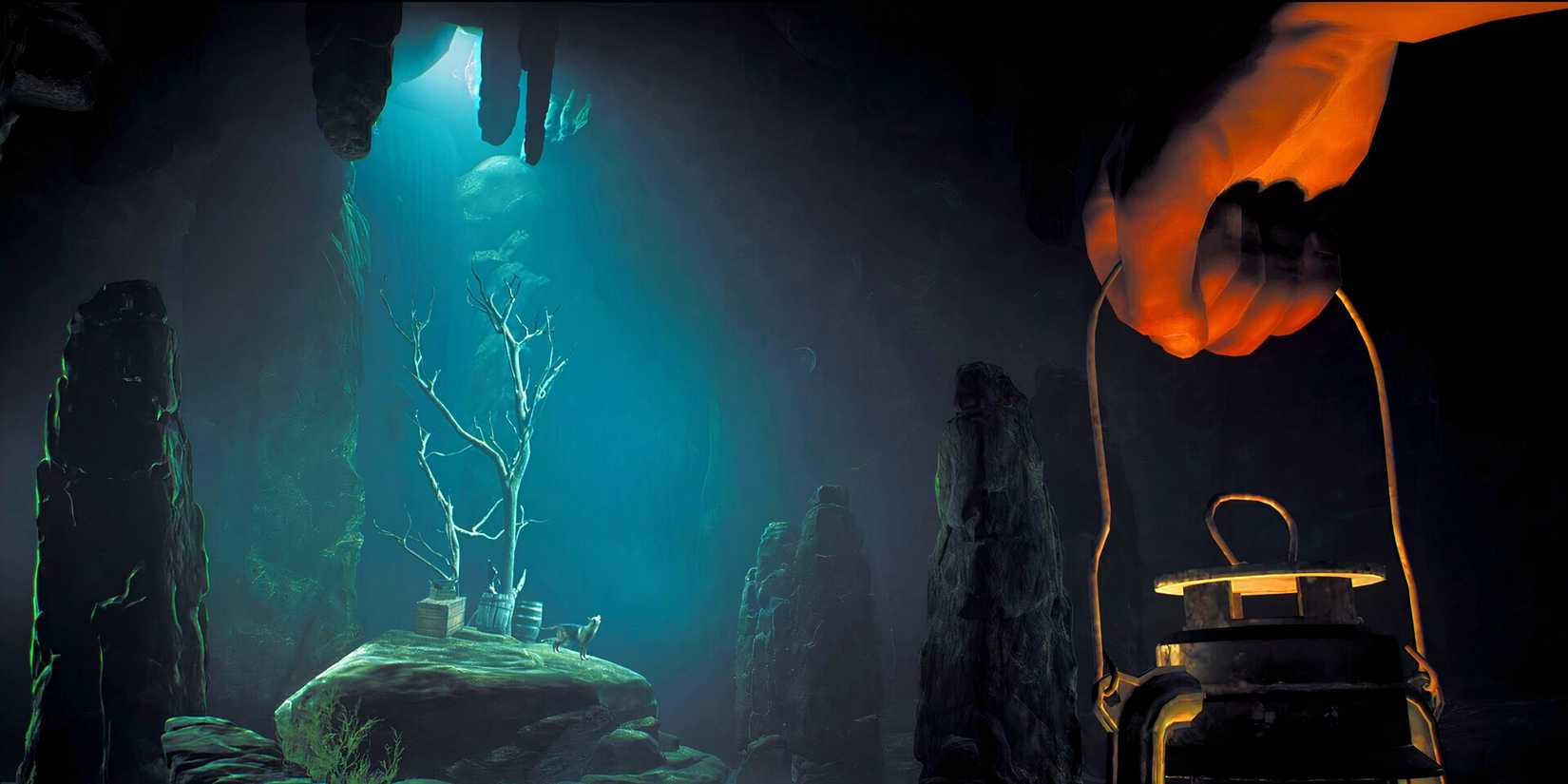 Cowboy Life Simulator gameplay with a lamp