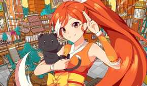 Crunchyroll's Hime Smiles While Holding a Cat