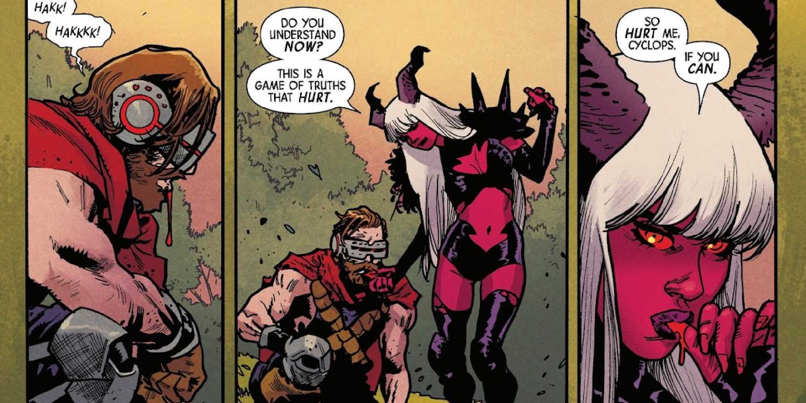 cyclops does battle with magik