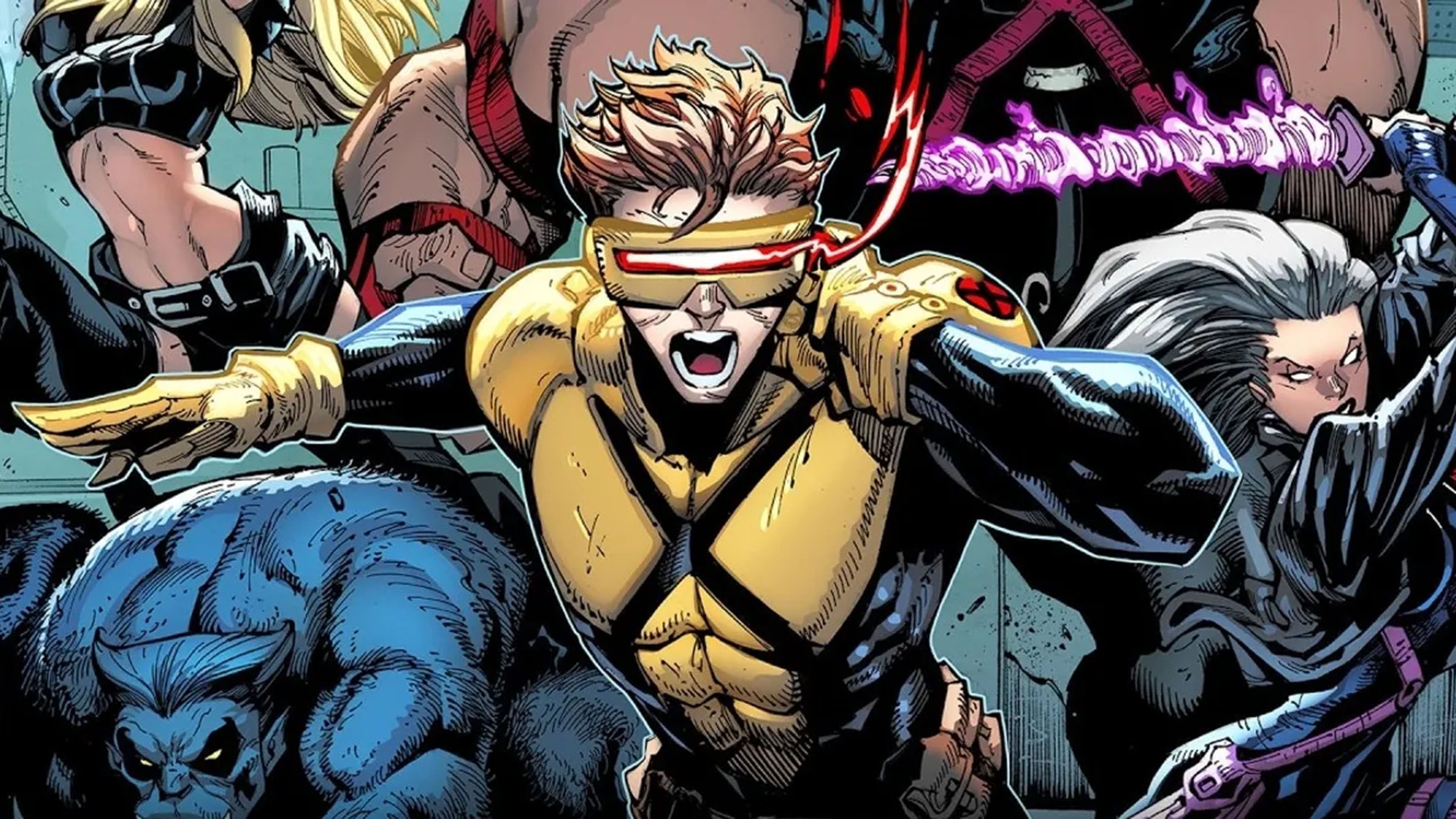 Cyclops alla guida degli X-Men nel fumetto From the Ashes