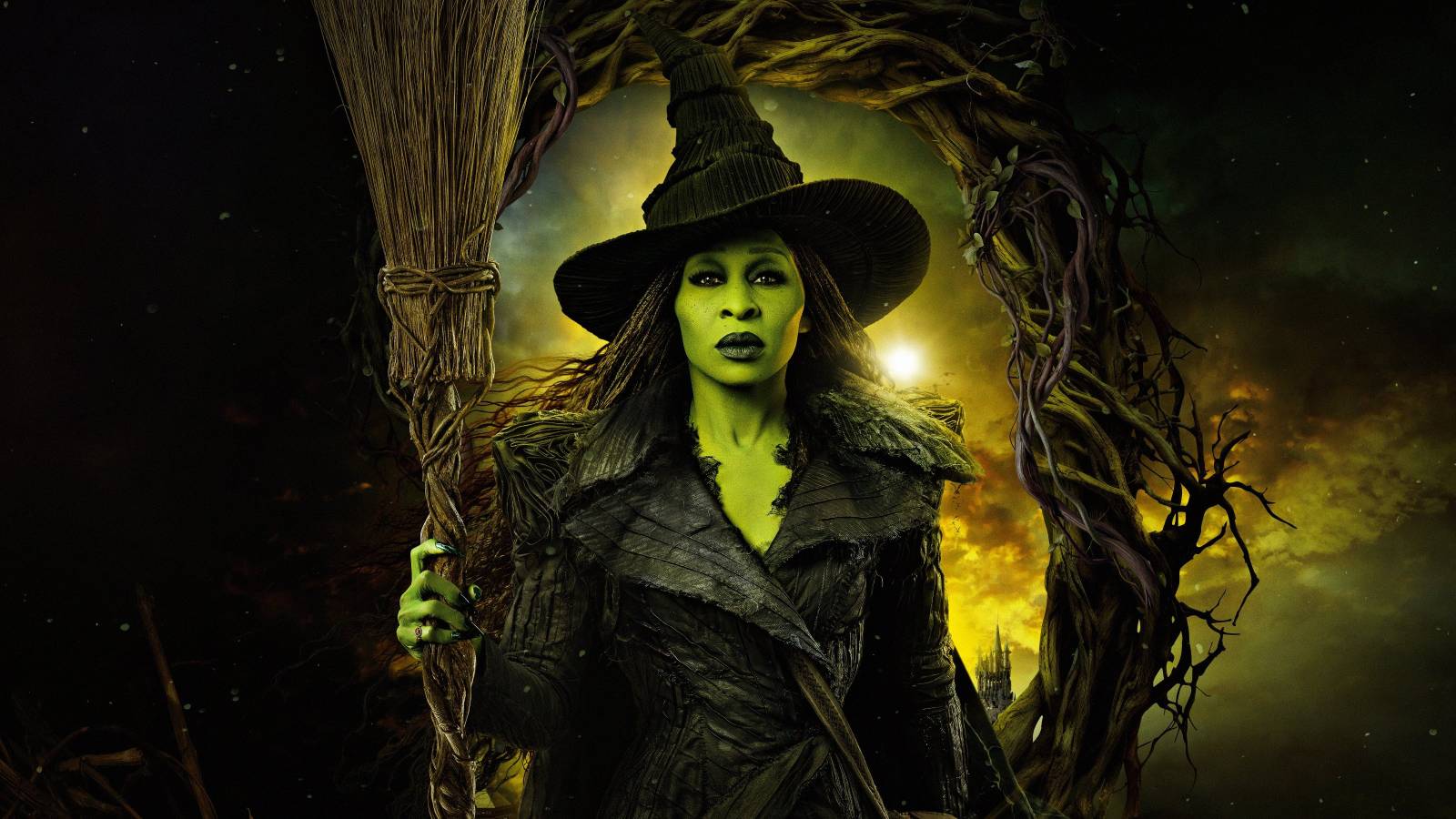 Cynhia Erivo as Elphaba in Wicked: For Good poster
