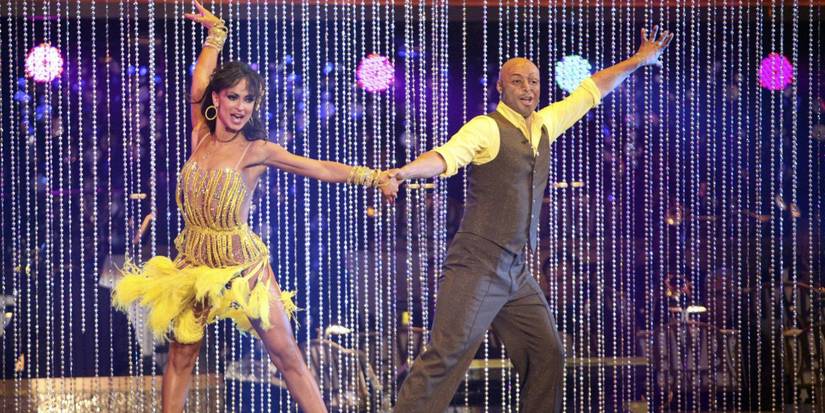 Dancing With The Stars' JR Martinez and Karina Smirnoff.
