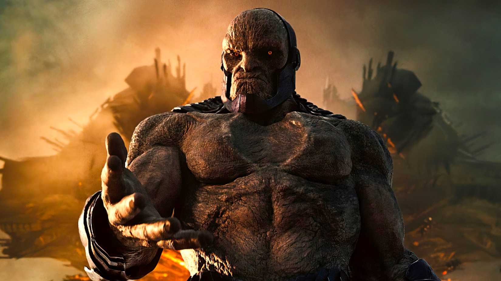 darkseid extends his hand in front of his ship in zack snyder s justice league