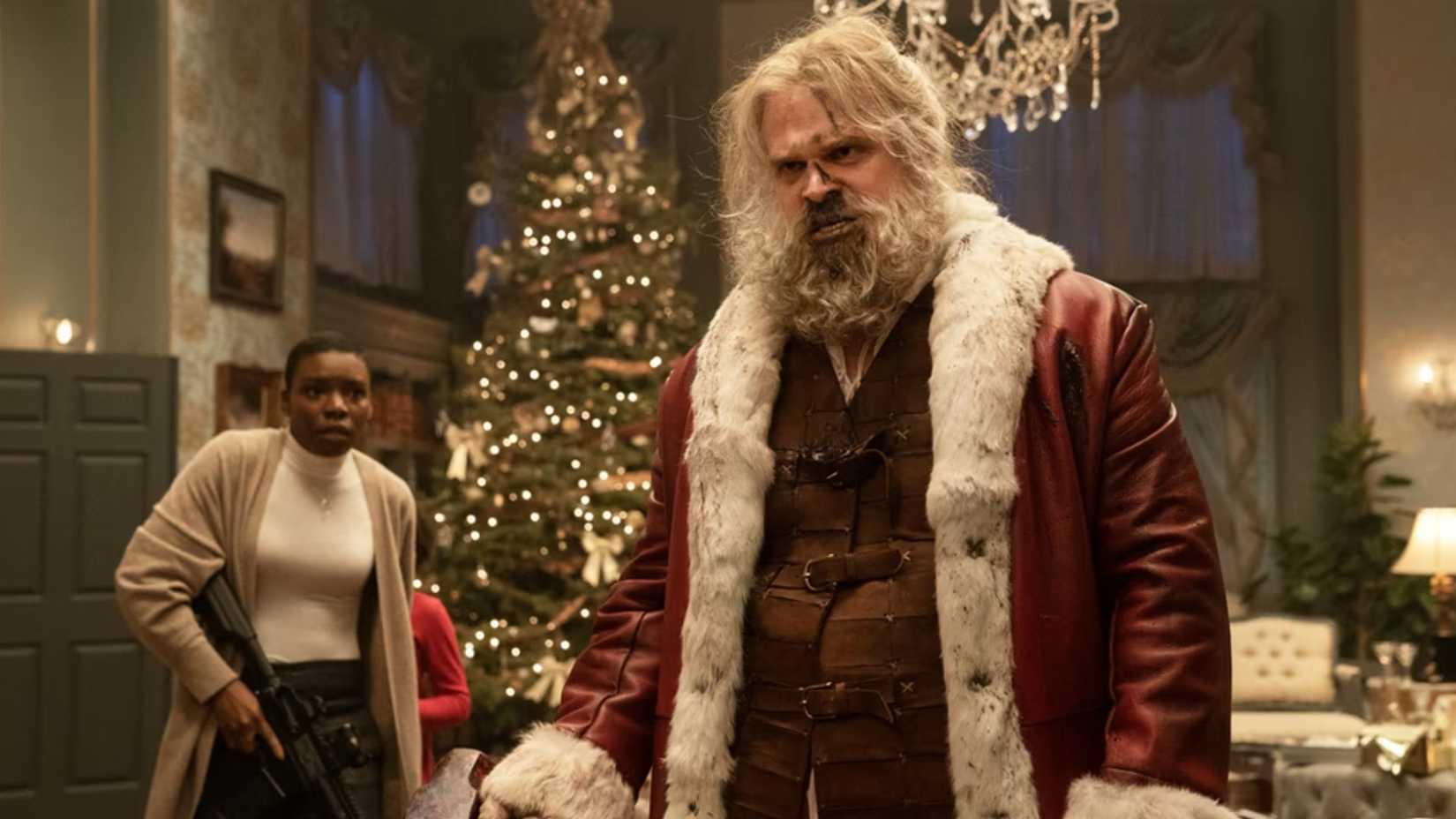 David Harbour como Papai Noel em Violent Night