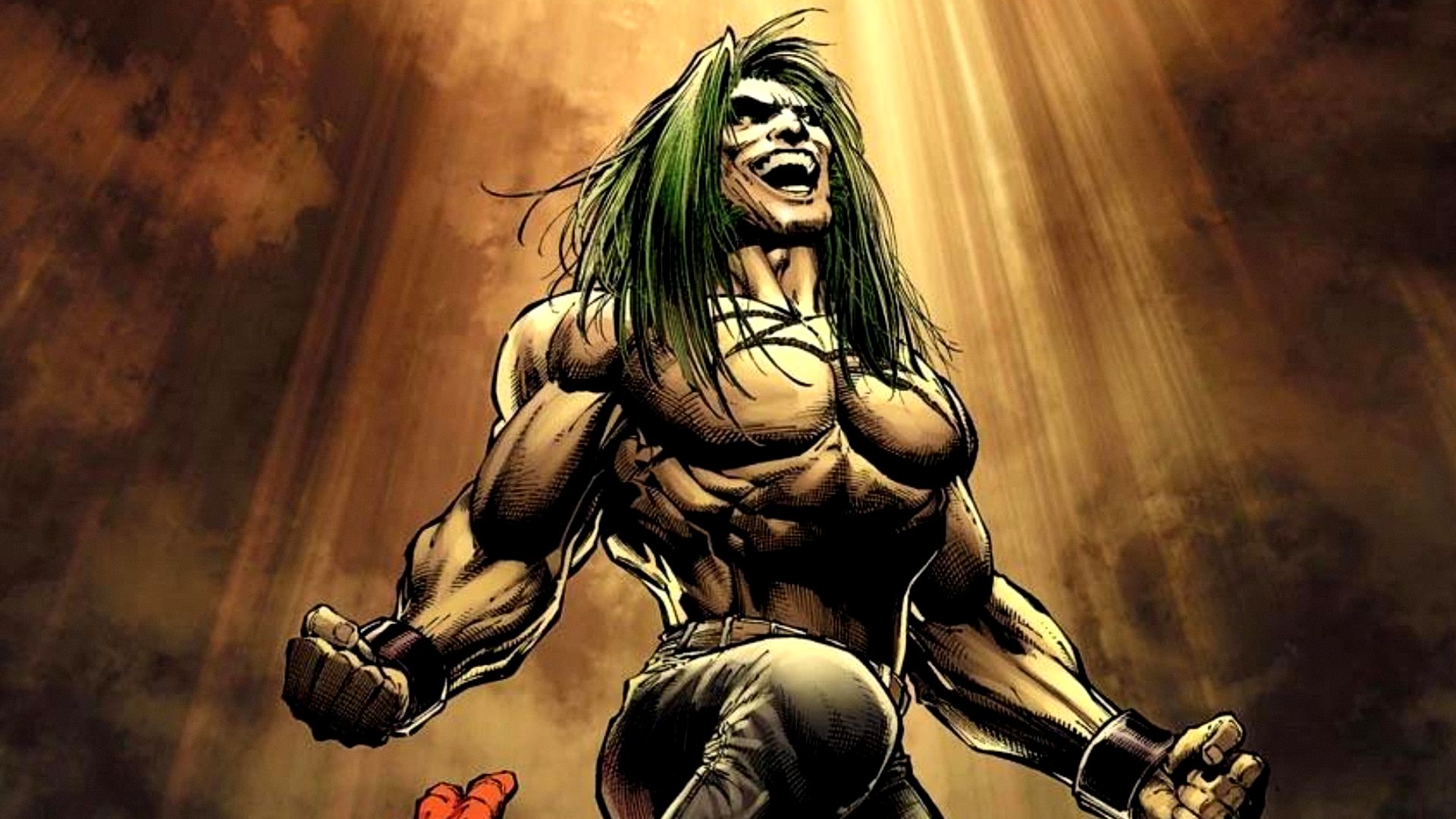 Doc Samson is on other Hulks laughing in Marvel Comics
