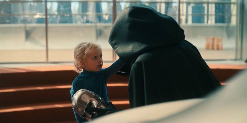 Doutor Destino e Franklin Richards em Quarteto Fantástico: Primeiros Passos