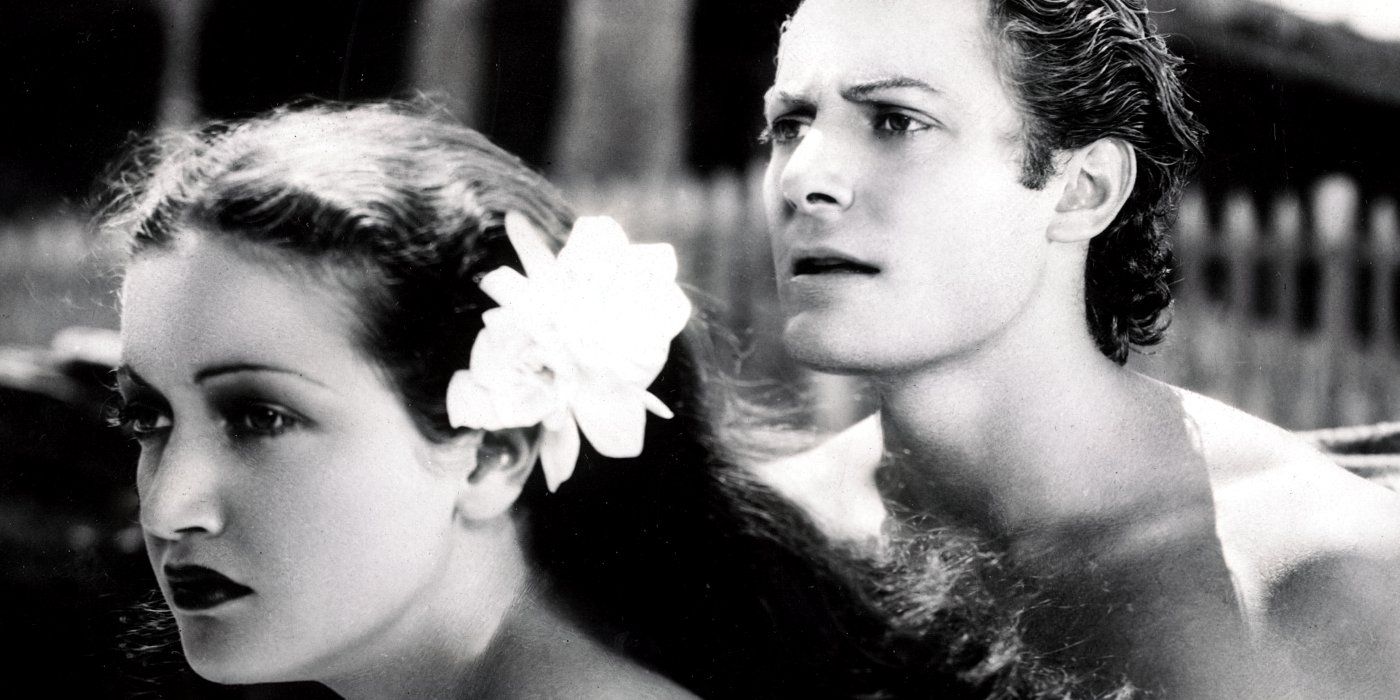 Dorothy Lamour e Jon Hall in The Hurricane (1937)